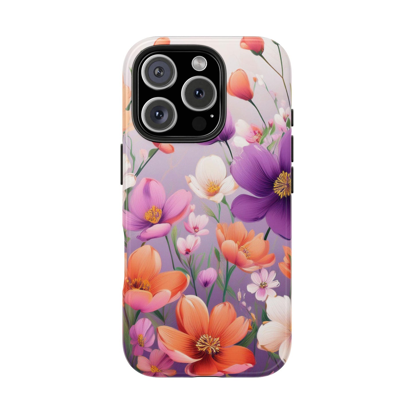 Floral Phone Case - Flower Print Cover for iPhone & Samsung, Flower Print
