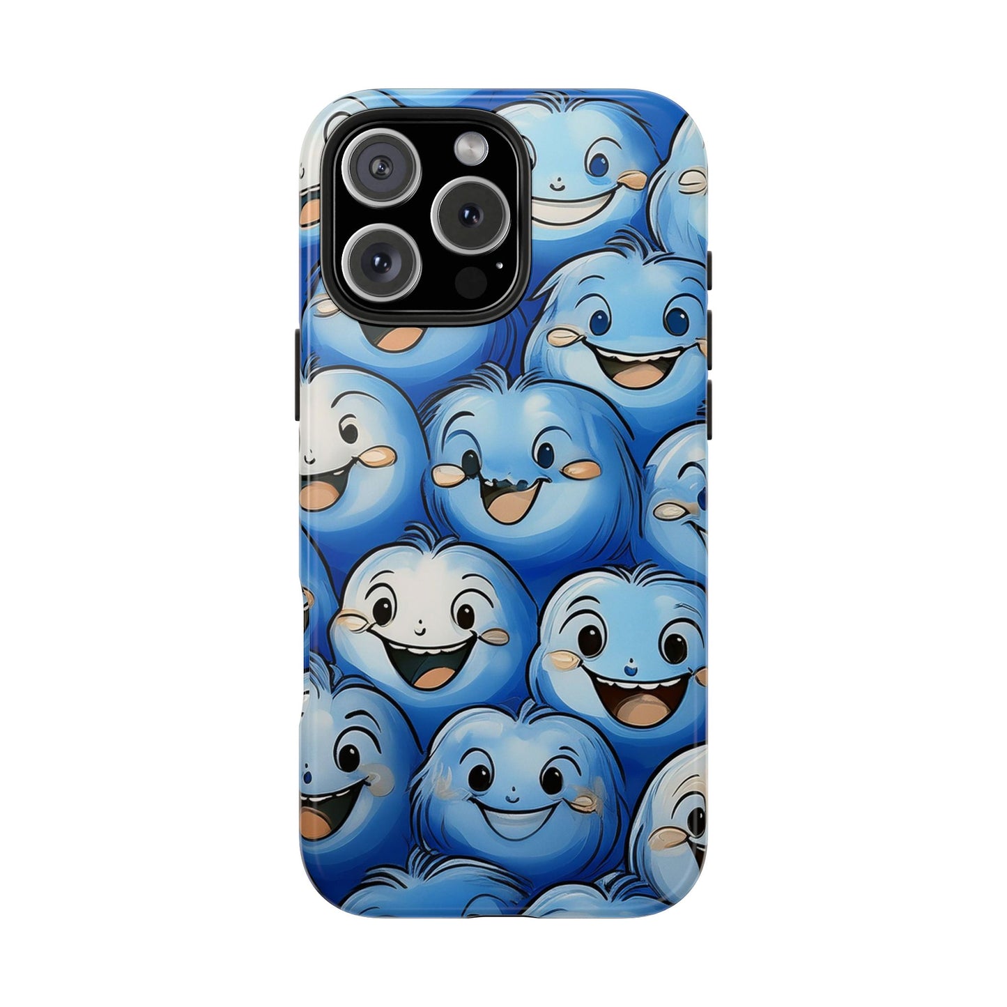 Funny Smiley Face Tough Phone Case, iPhone Samsung Phone Cover