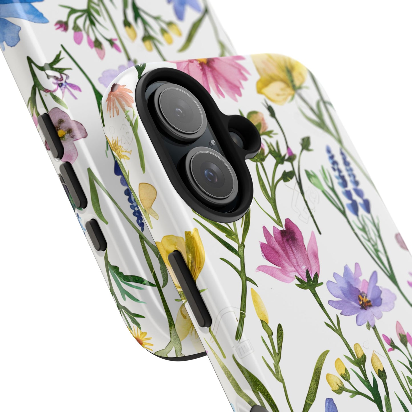 Floral Phone Case - Elegant Flower Print Cover for iPhone & Samsung, Botanical Phone Cover
