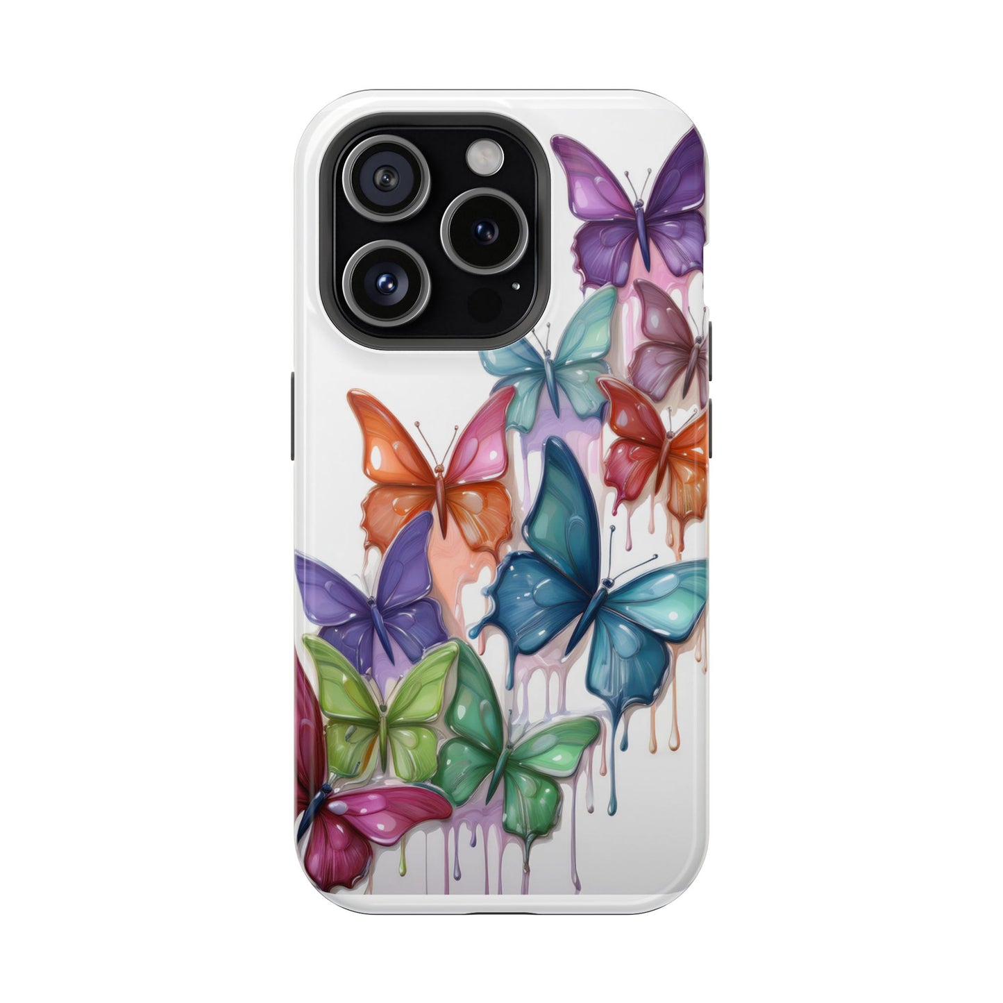 MagSafe Butterflies Phone Case, Top Trending iPhone Phone Case, Vibrant Phone Case