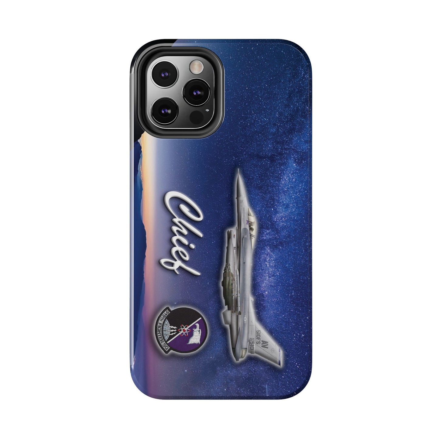 Air Force Squadron 510 Personalized iPhone Cell Phone Case, F16 Phone Case, Air Force 510th
