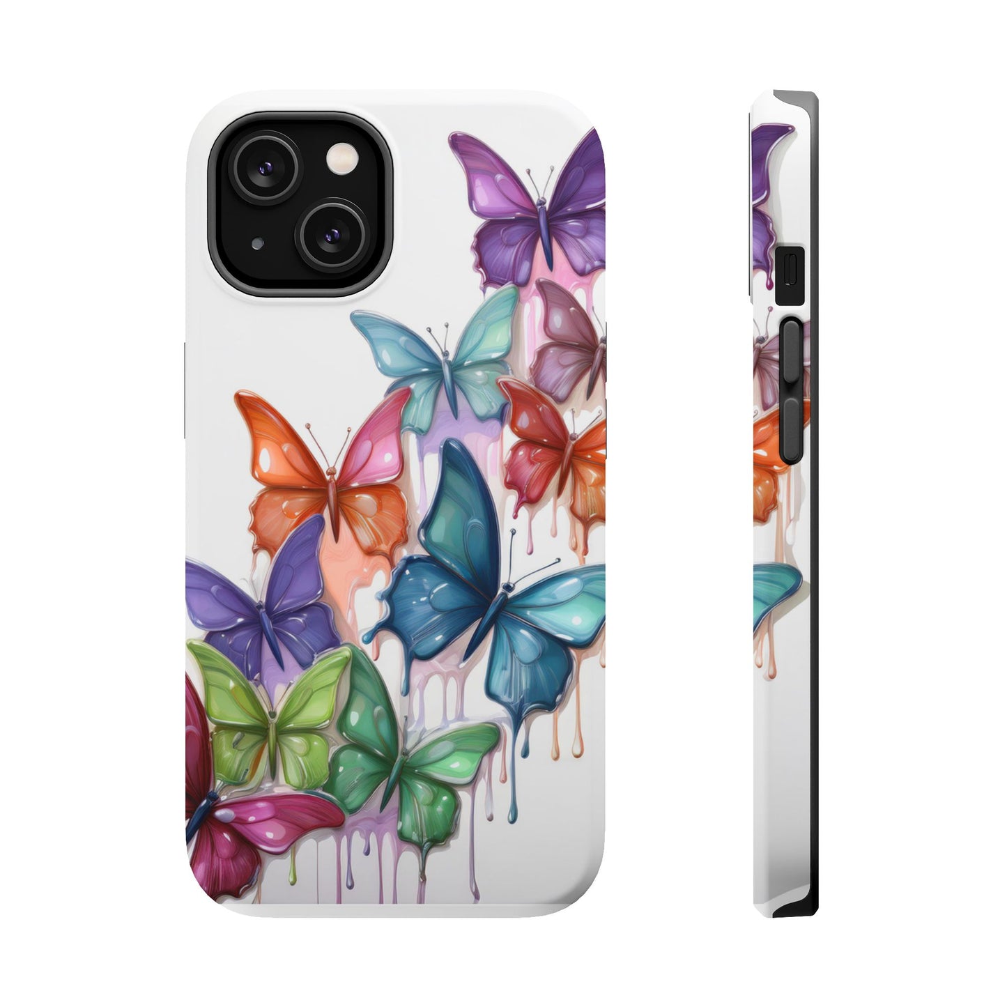 MagSafe Butterflies Phone Case, Top Trending iPhone Phone Case, Vibrant Phone Case