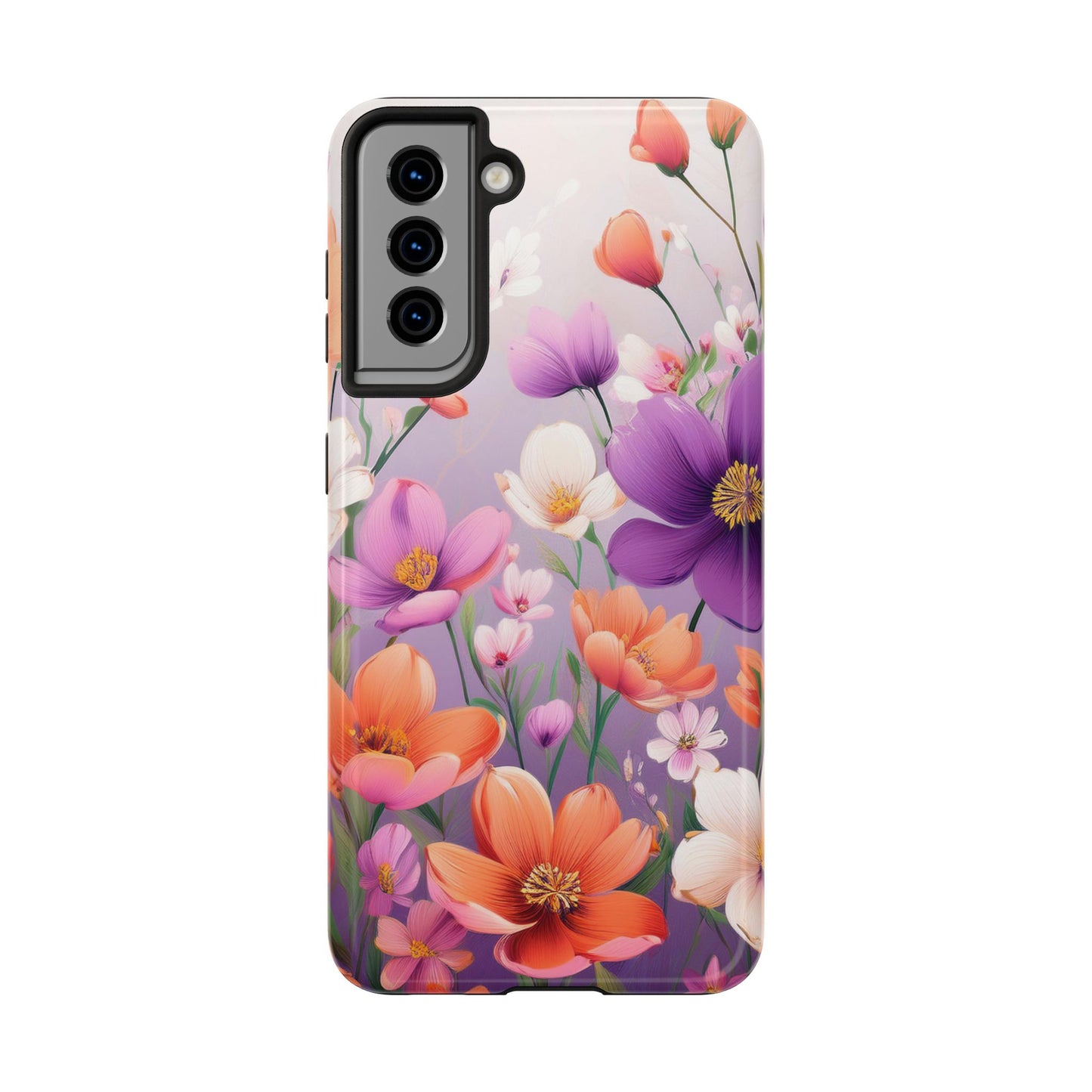 Floral Phone Case - Flower Print Cover for iPhone & Samsung, Flower Print
