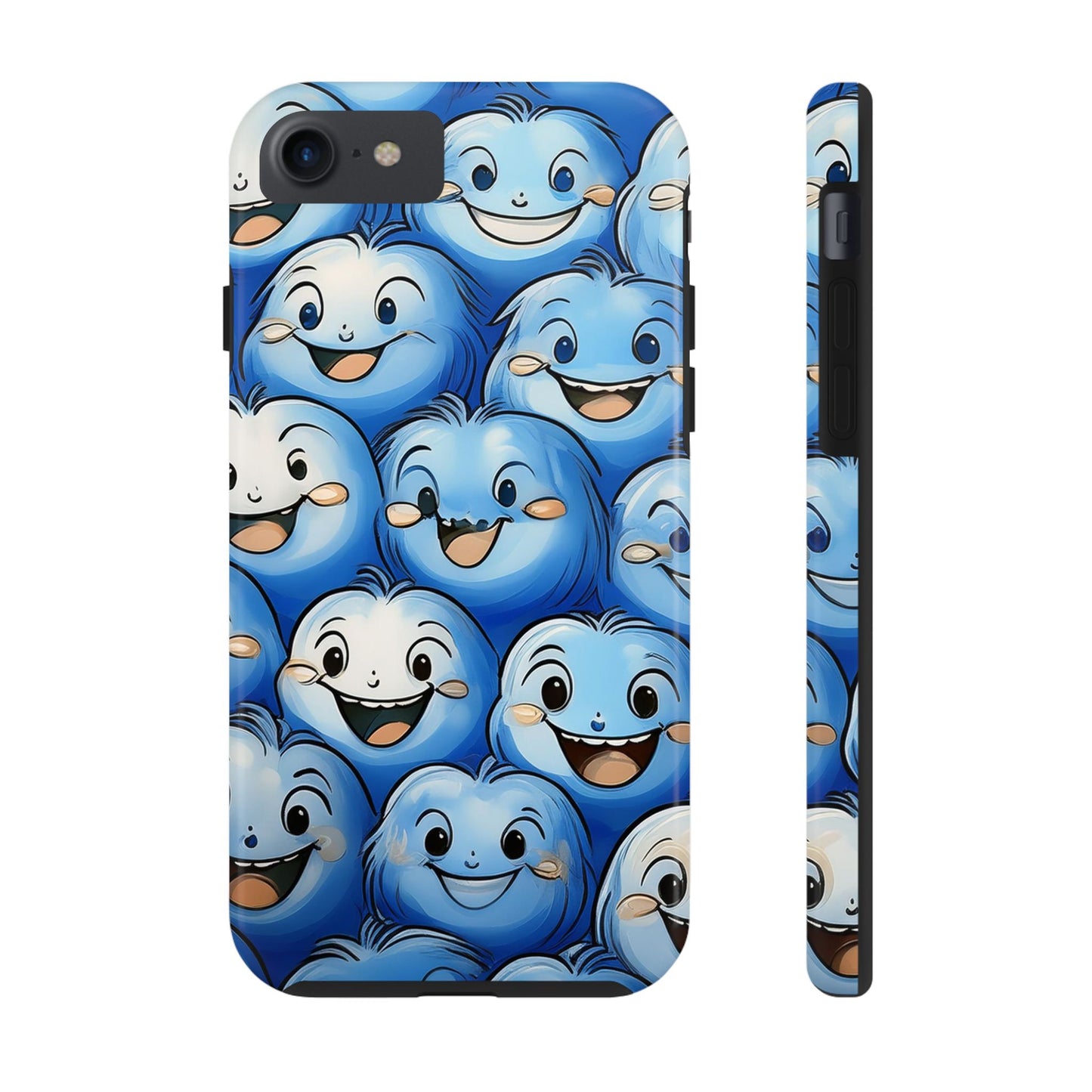 Funny Smiley Face Tough Phone Case, iPhone Samsung Phone Cover
