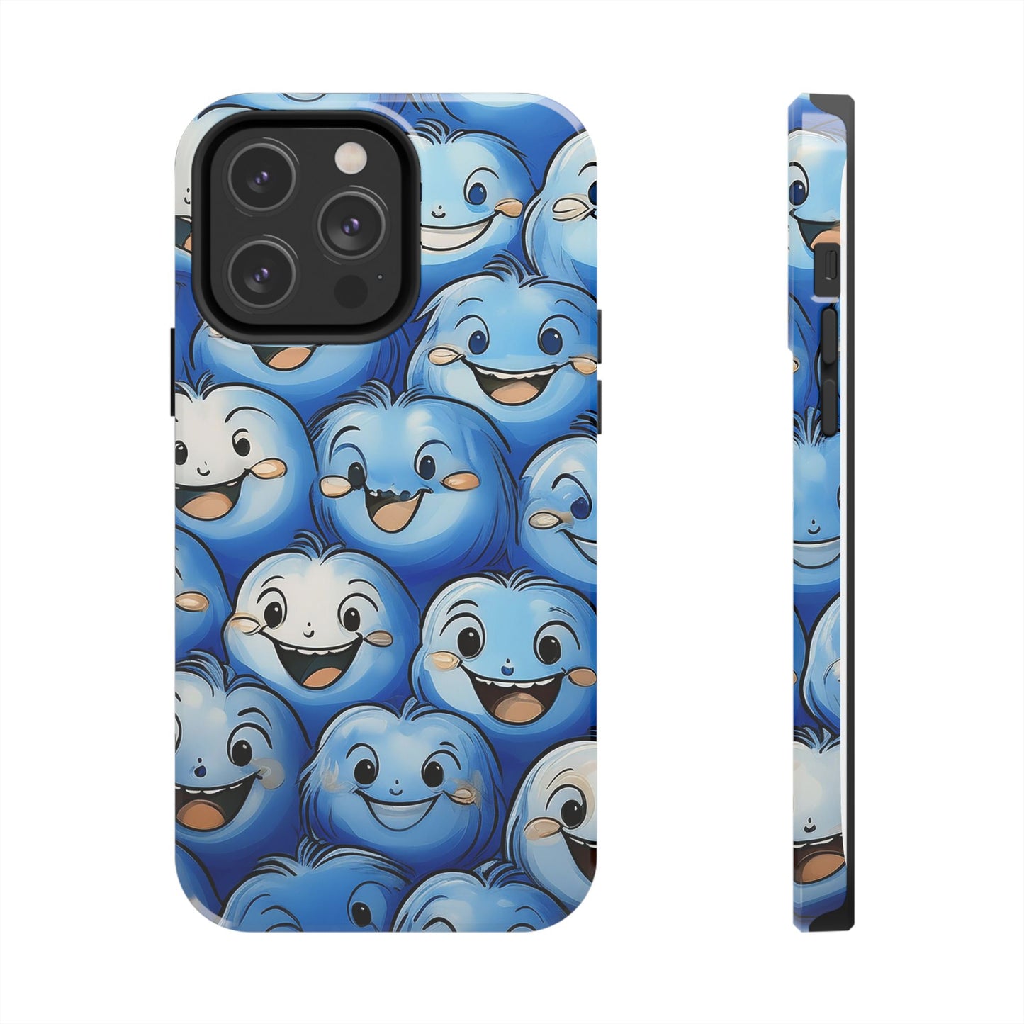 Funny Smiley Face Tough Phone Case, iPhone Samsung Phone Cover