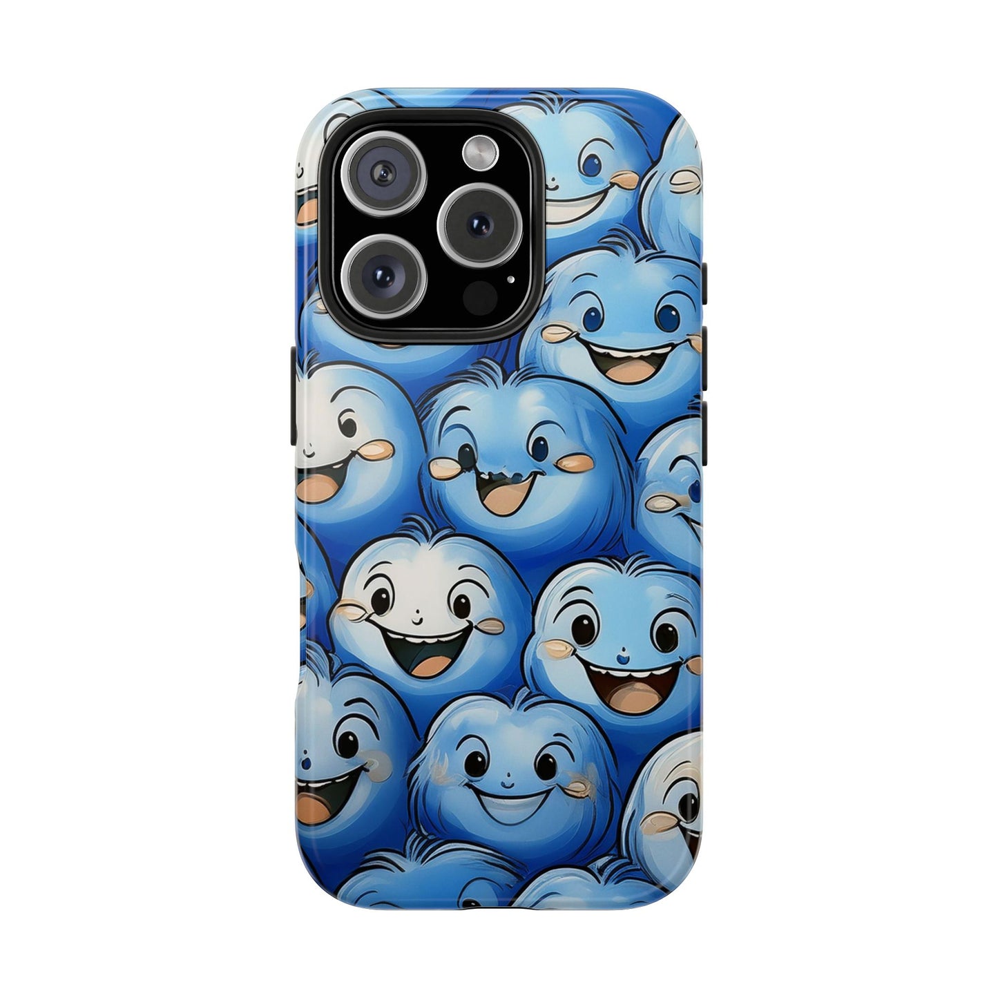 Funny Smiley Face Tough Phone Case, iPhone Samsung Phone Cover