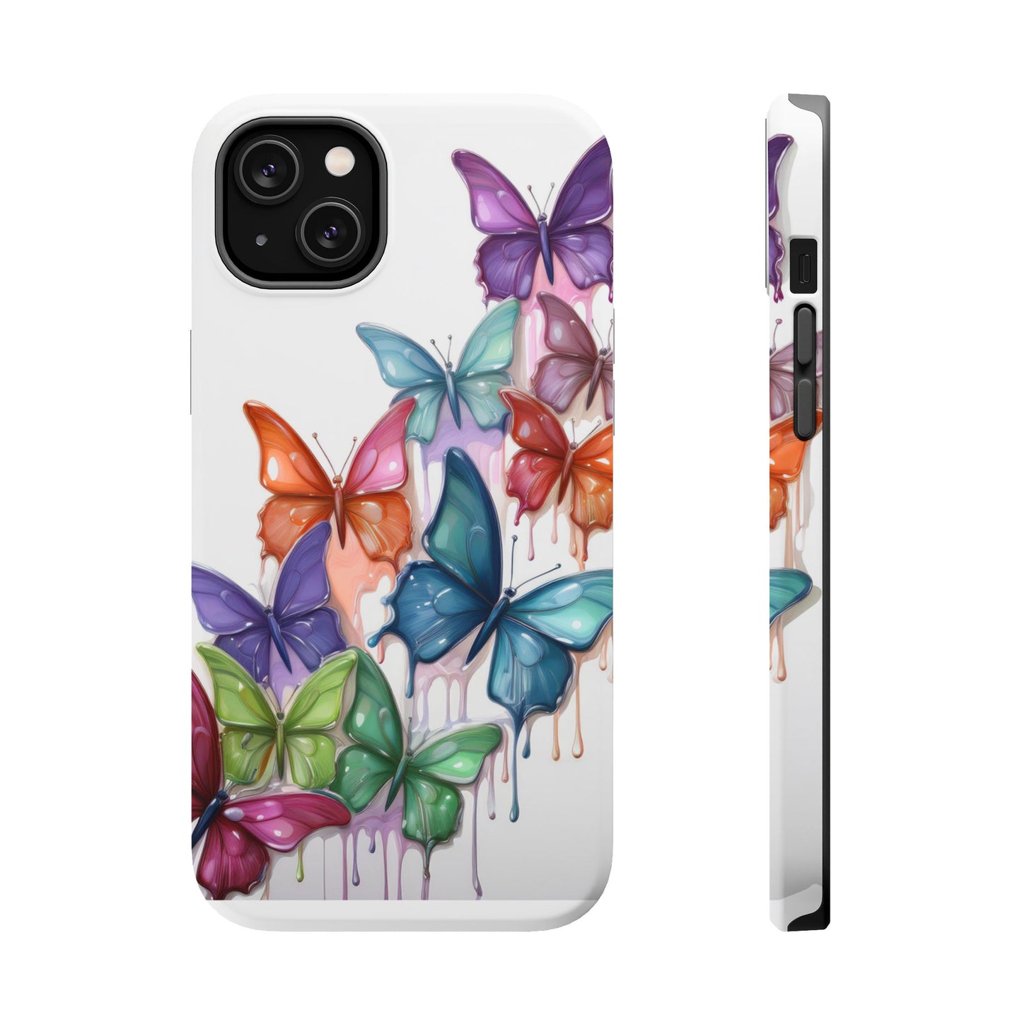 MagSafe Butterflies Phone Case, Top Trending iPhone Phone Case, Vibrant Phone Case