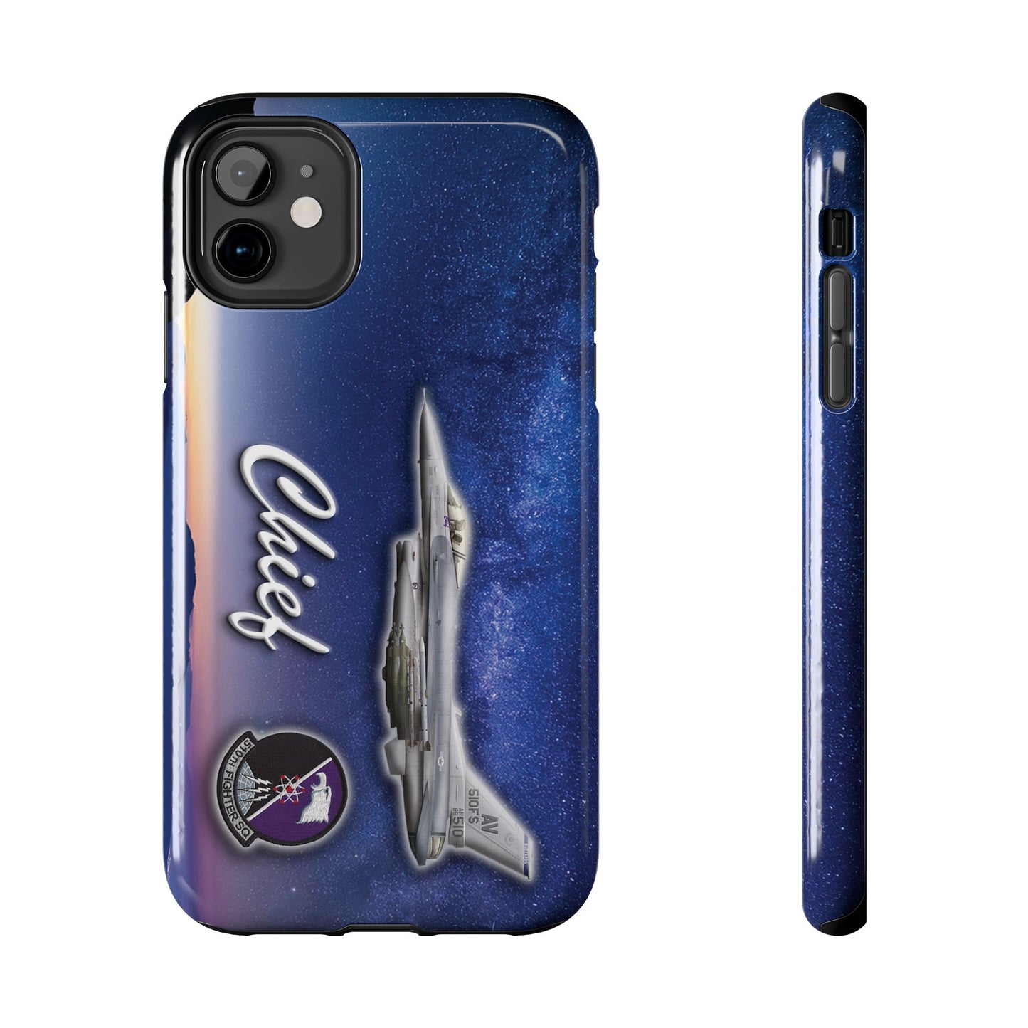 Air Force Squadron 510 Personalized iPhone Cell Phone Case, F16 Phone Case, Air Force 510th