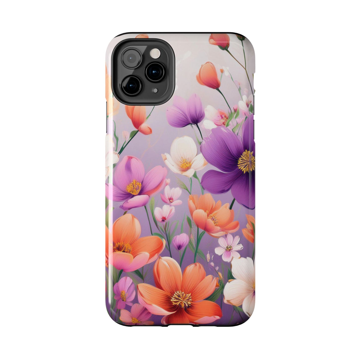 Floral Phone Case - Flower Print Cover for iPhone & Samsung, Flower Print