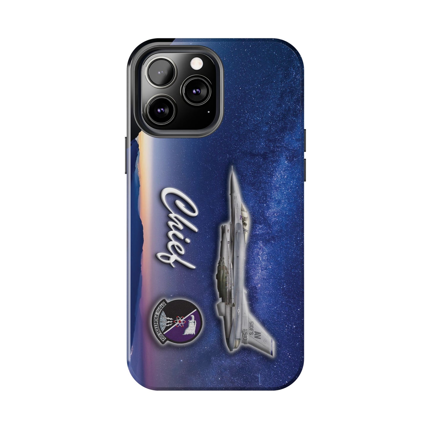 Air Force Squadron 510 Personalized iPhone Cell Phone Case, F16 Phone Case, Air Force 510th