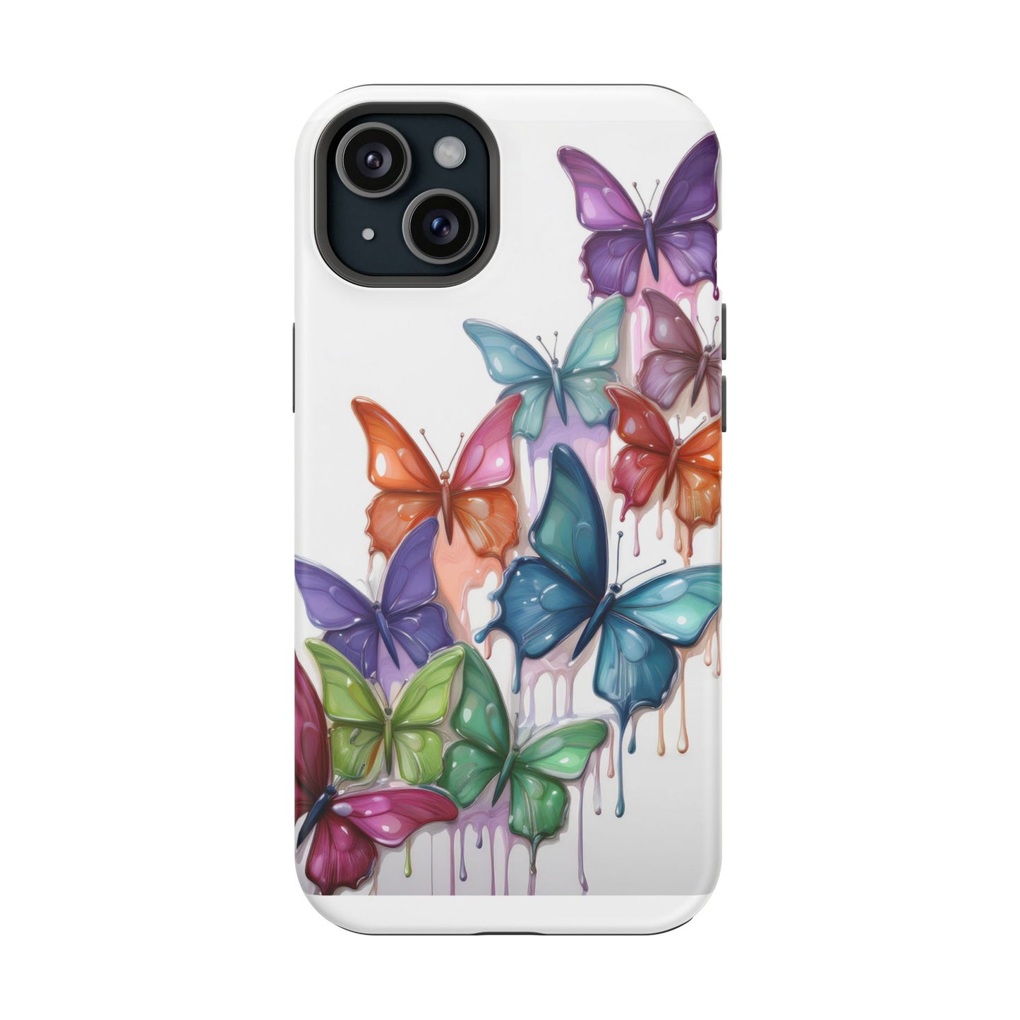 MagSafe Butterflies Phone Case, Top Trending iPhone Phone Case, Vibrant Phone Case