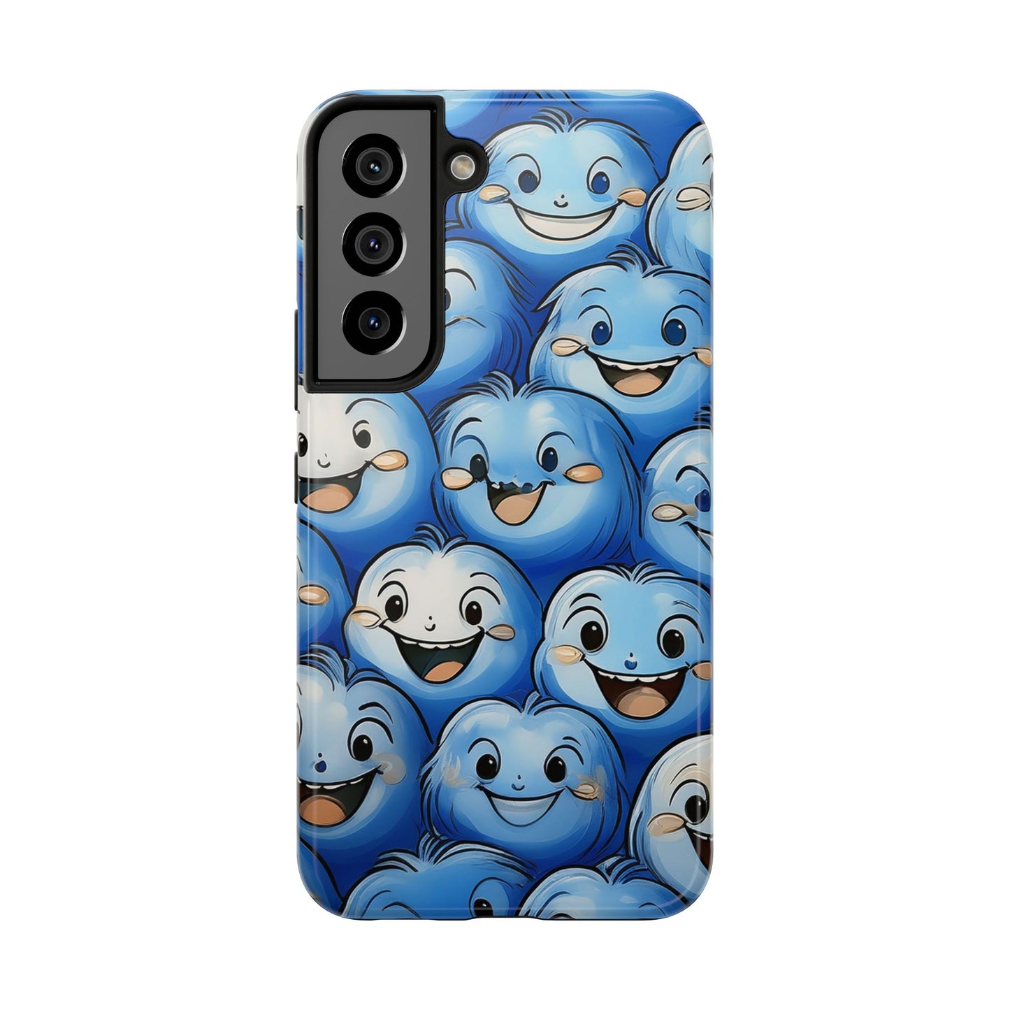 Funny Smiley Face Tough Phone Case, iPhone Samsung Phone Cover