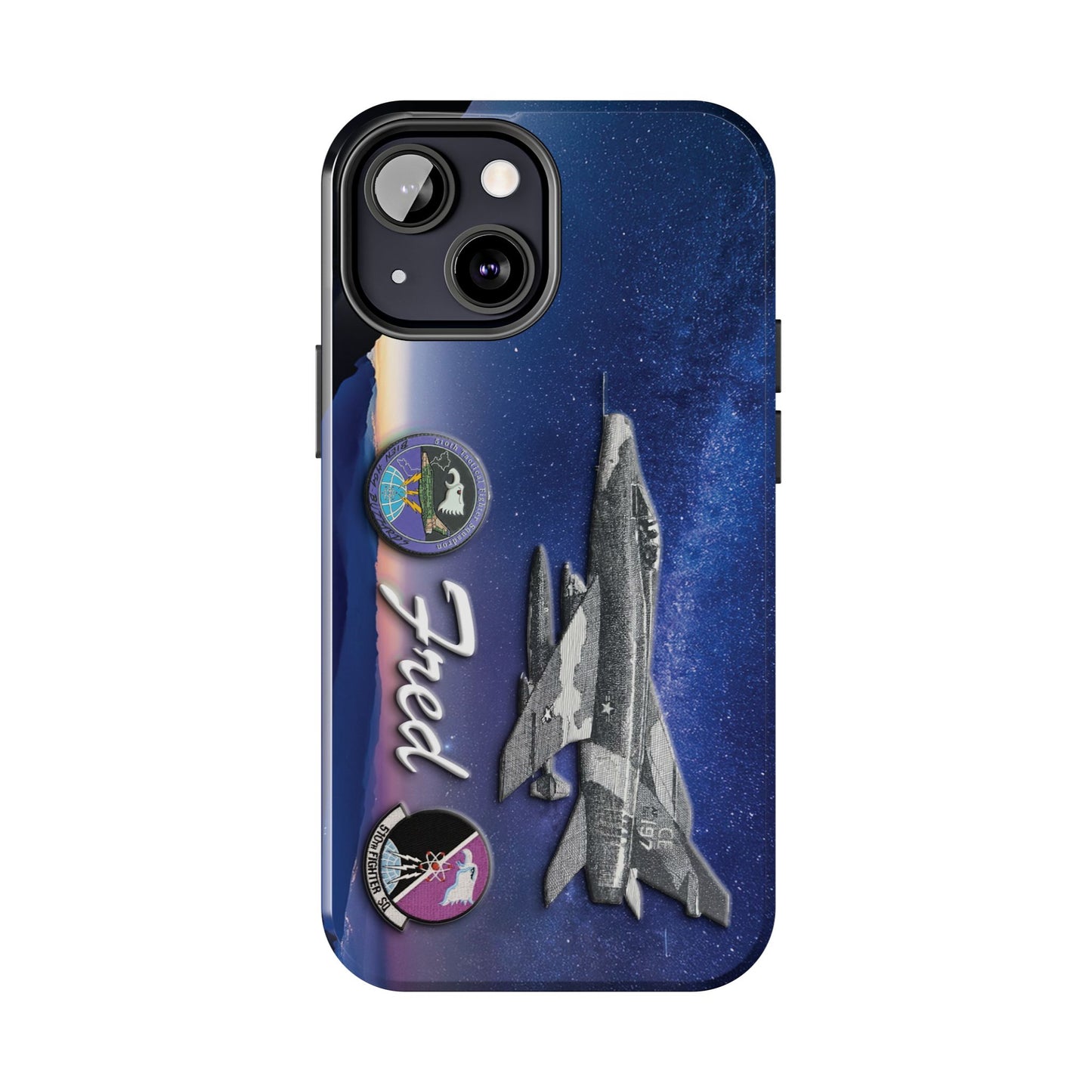 Air Force F100 Super Sabre Fighter Custom iPhone Case, Vietnam Era