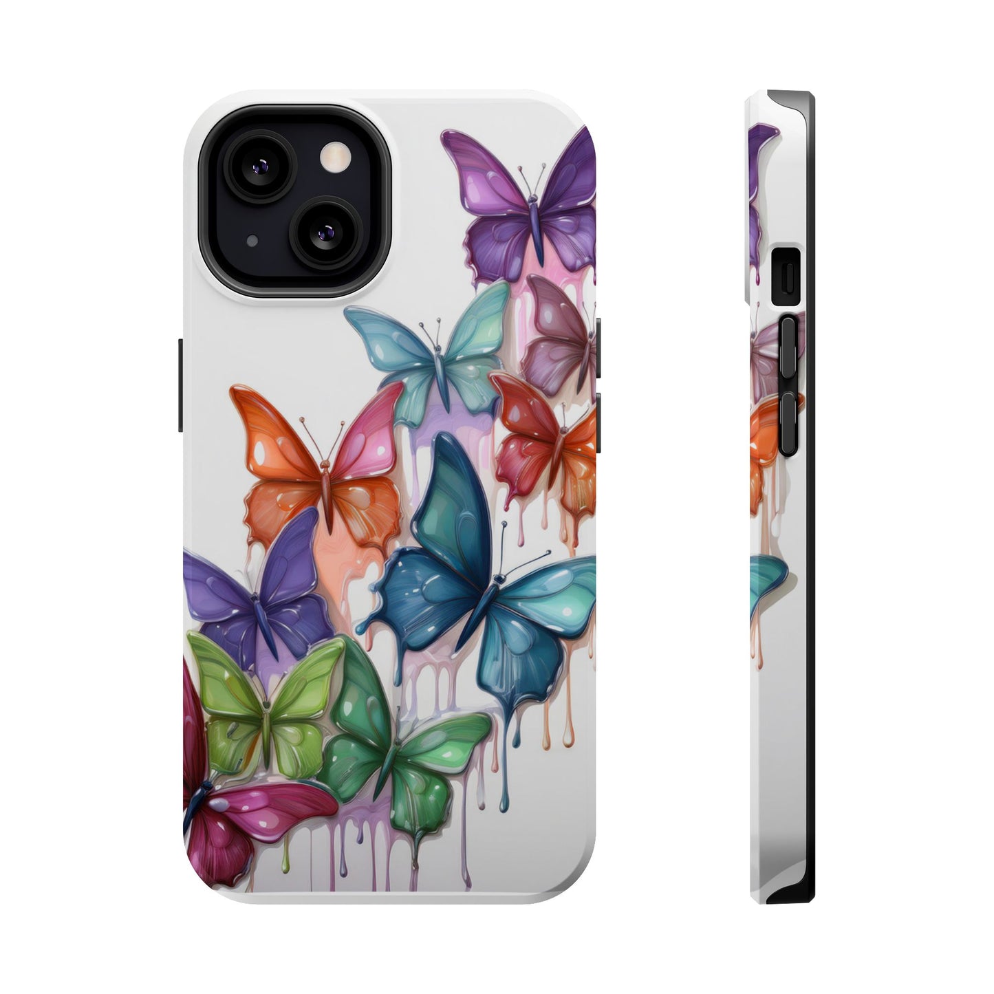 MagSafe Butterflies Phone Case, Top Trending iPhone Phone Case, Vibrant Phone Case