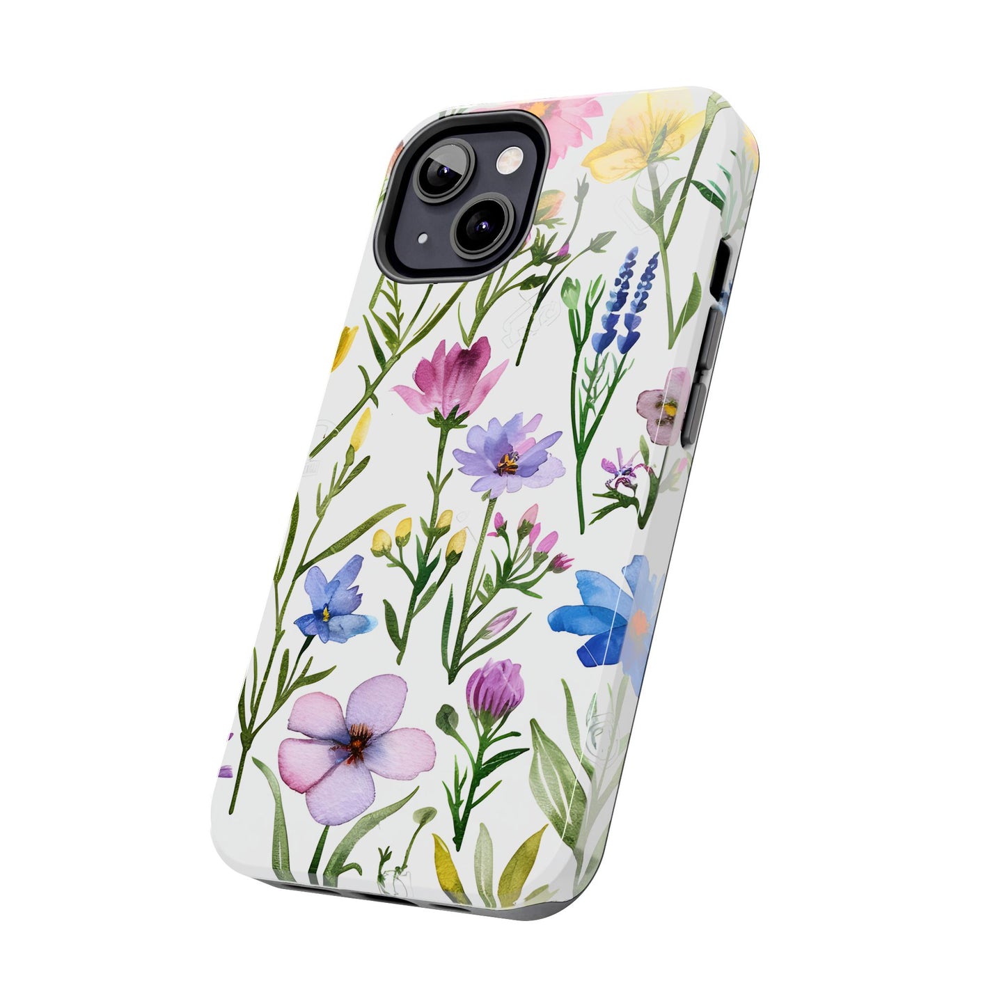 Floral Phone Case - Elegant Flower Print Cover for iPhone & Samsung, Botanical Phone Cover