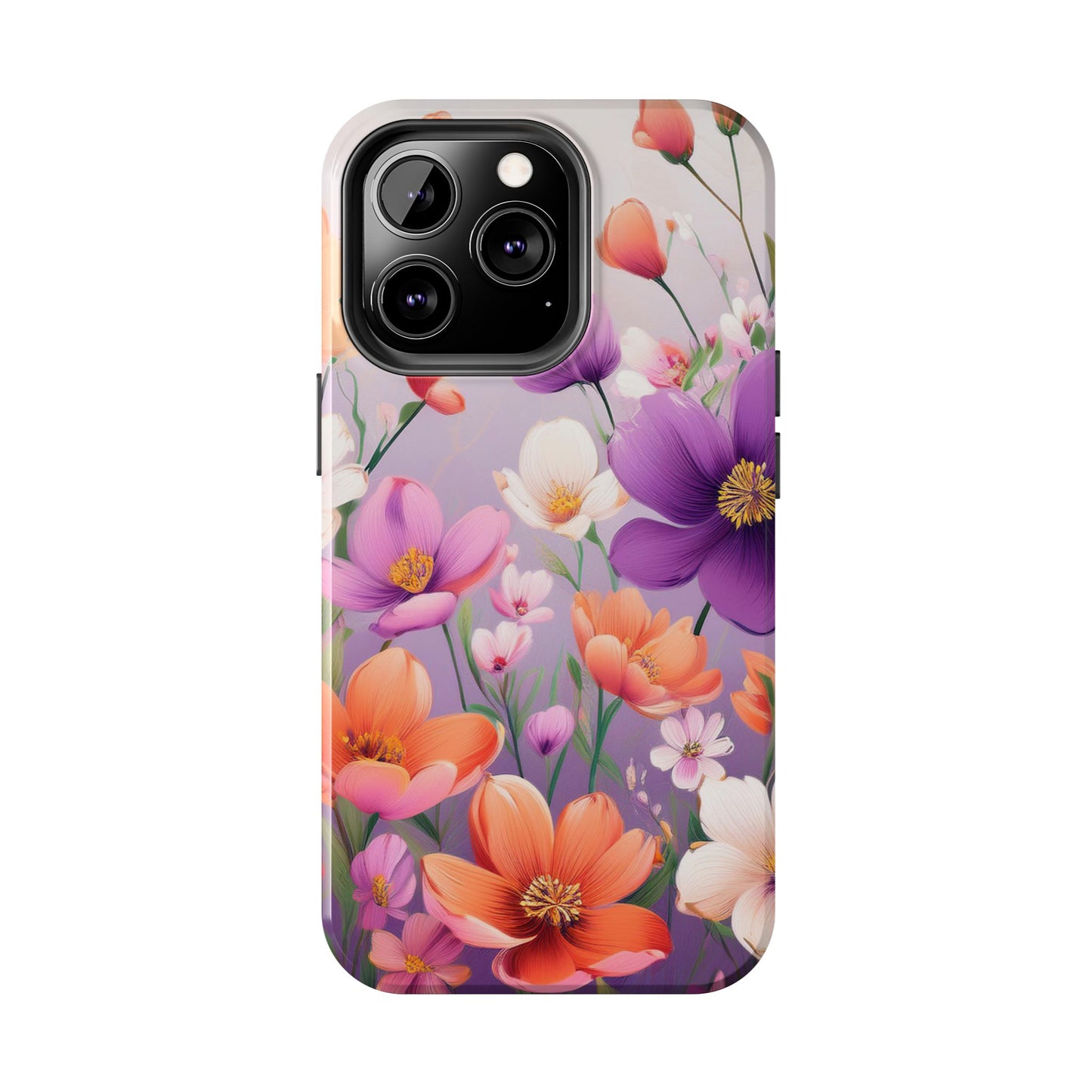 Floral Phone Case - Flower Print Cover for iPhone & Samsung, Flower Print
