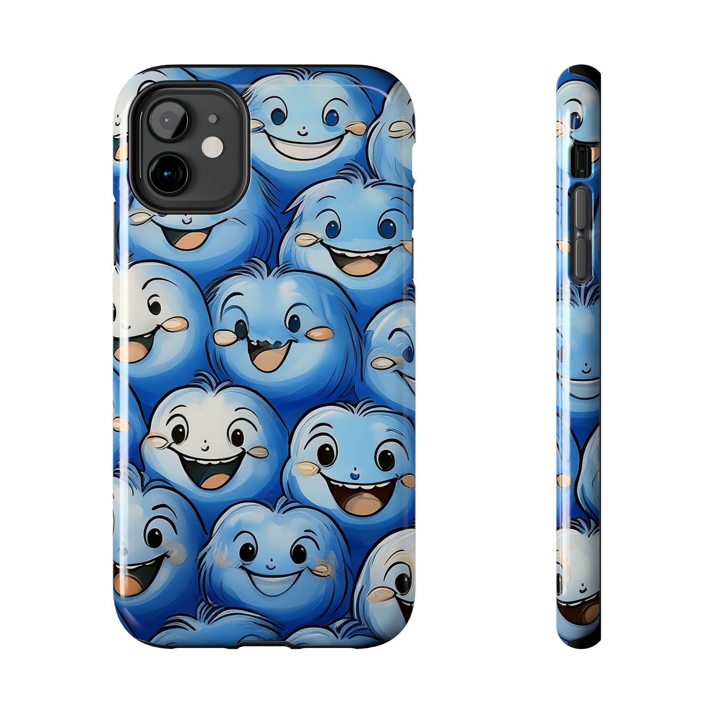Funny Smiley Face Tough Phone Case, iPhone Samsung Phone Cover
