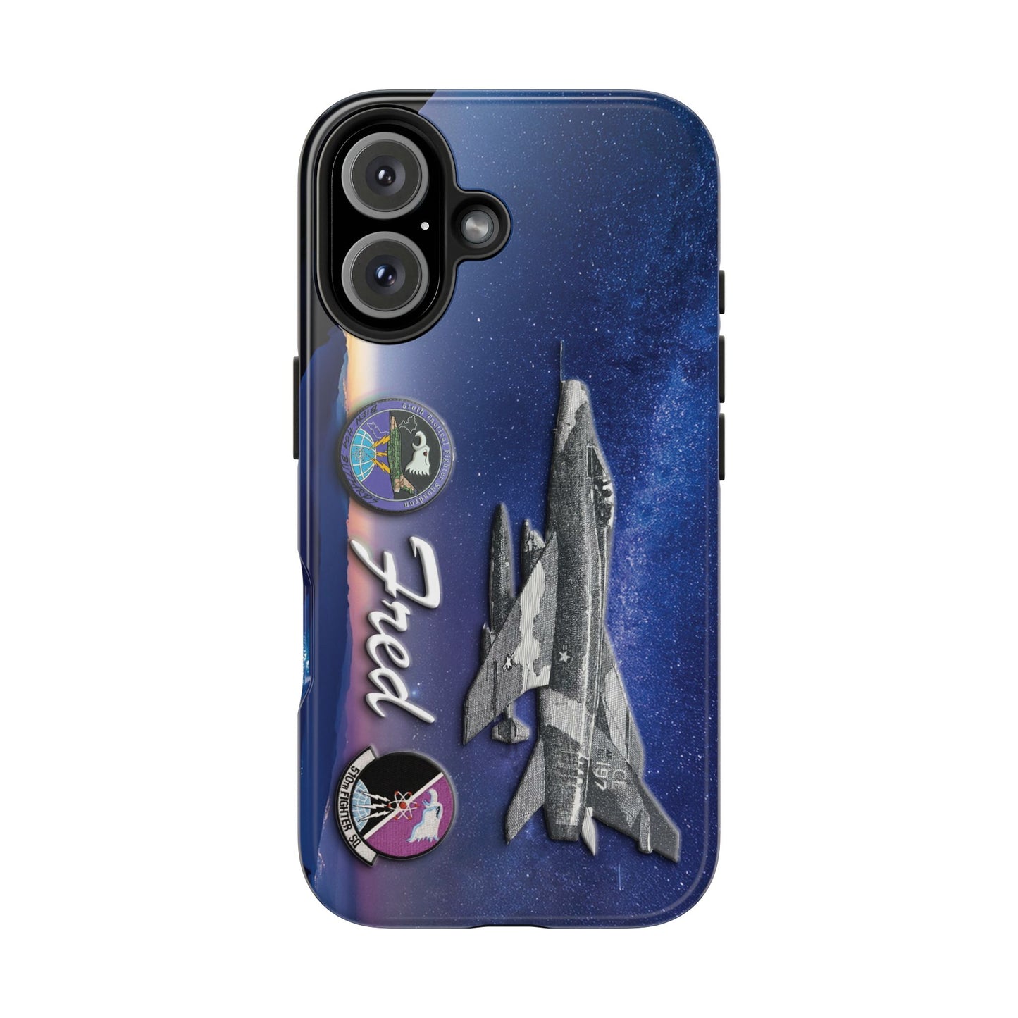 Air Force F100 Super Sabre Fighter Custom iPhone Case, Vietnam Era