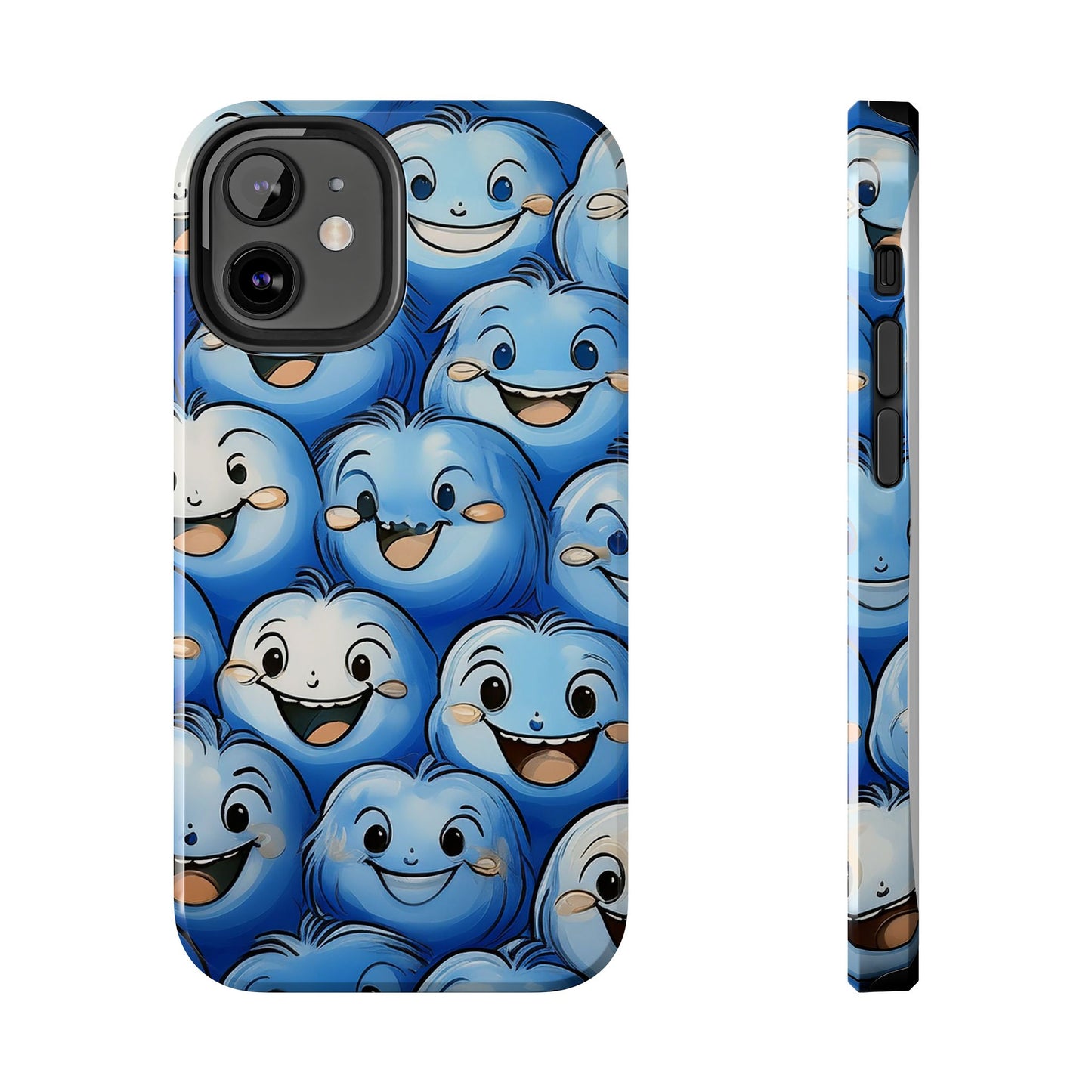 Funny Smiley Face Tough Phone Case, iPhone Samsung Phone Cover