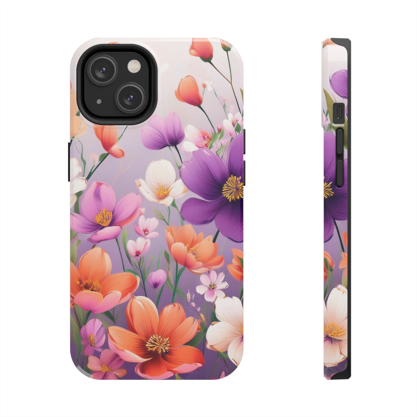 Floral Phone Case - Flower Print Cover for iPhone & Samsung, Flower Print
