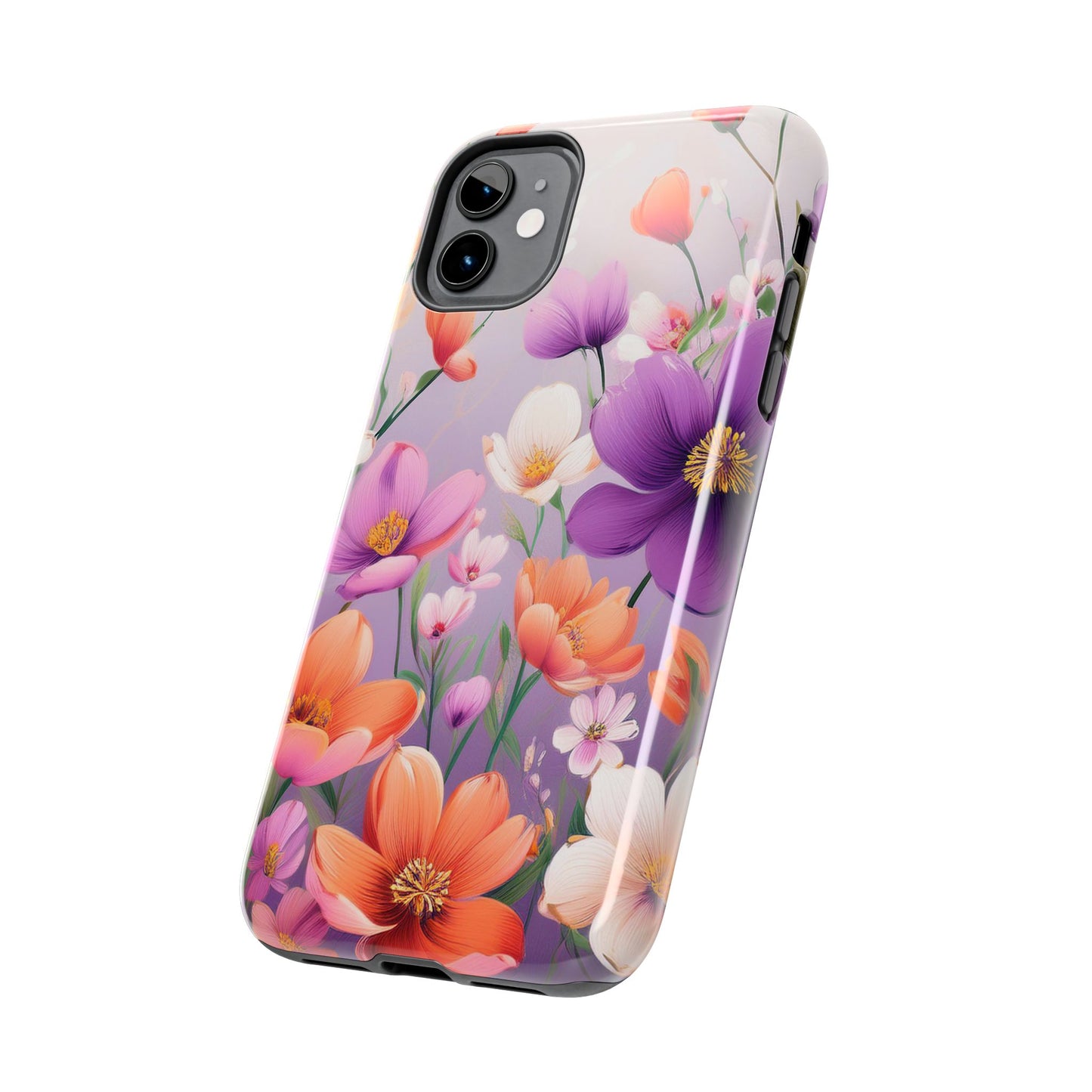 Floral Phone Case - Flower Print Cover for iPhone & Samsung, Flower Print
