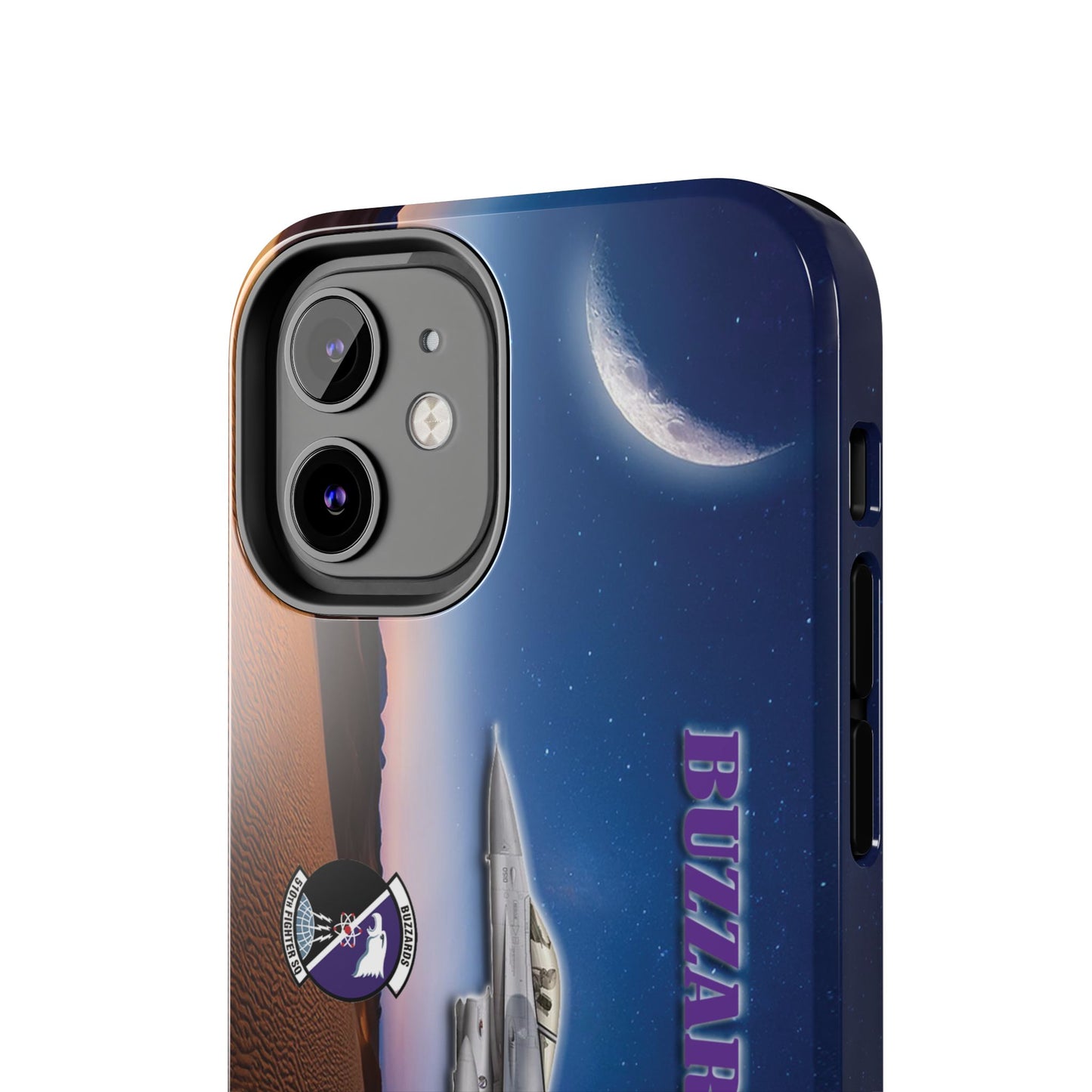 Air Force Squadron 510 iPhone Cell Phone Case,F16 Phone Case, Air Force 510th, Desert Scene