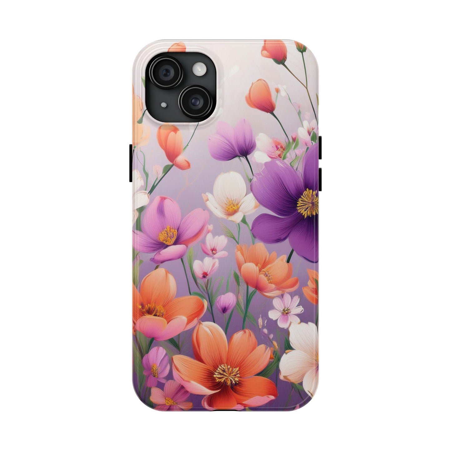 Floral Phone Case - Flower Print Cover for iPhone & Samsung, Flower Print