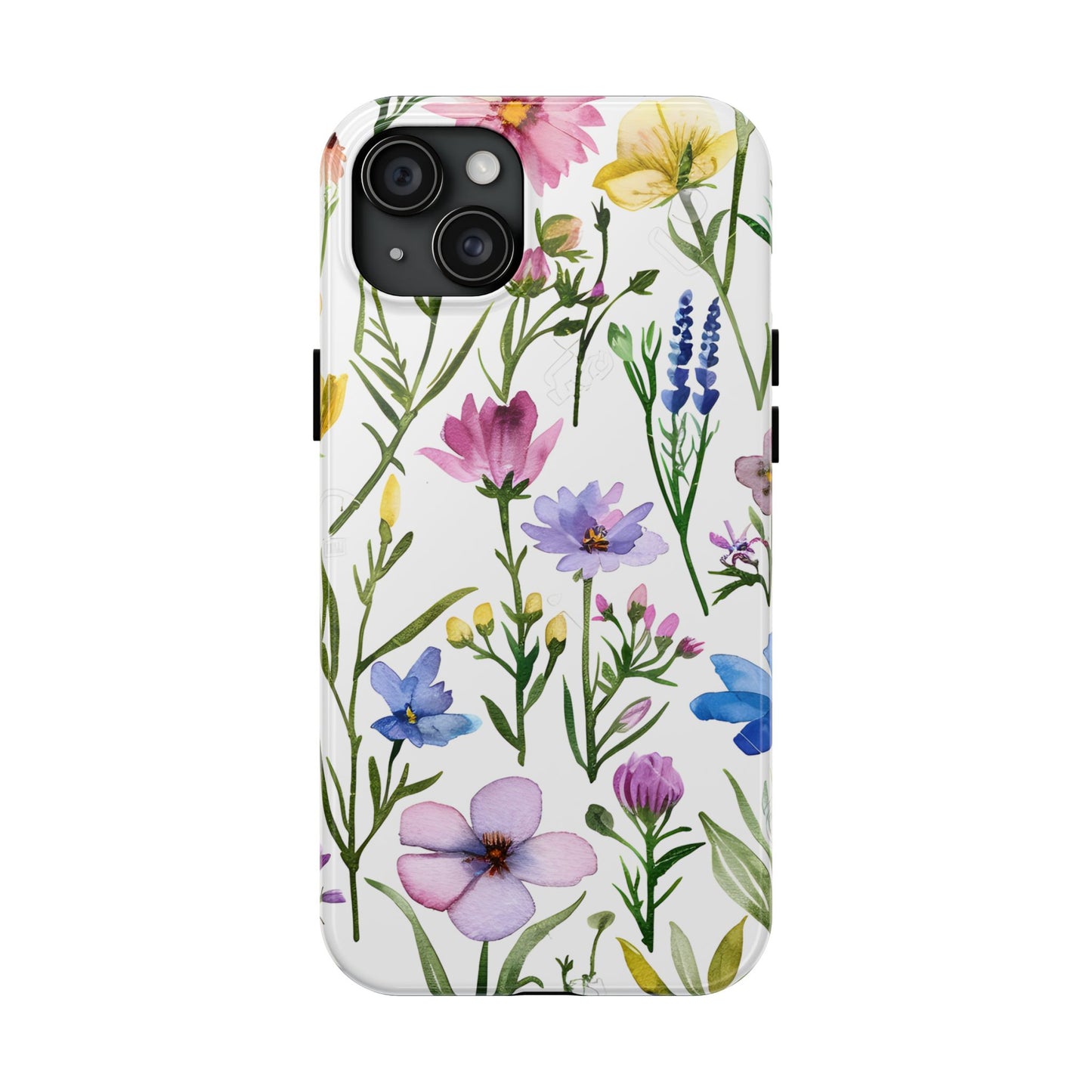 Floral Phone Case - Elegant Flower Print Cover for iPhone & Samsung, Botanical Phone Cover