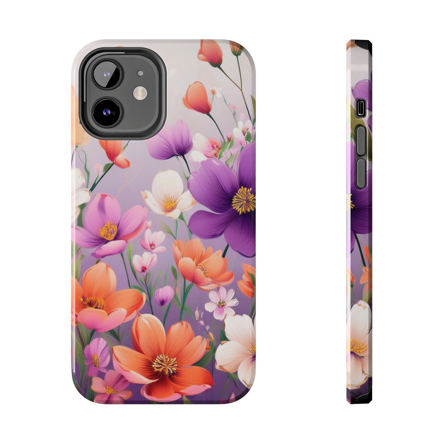 Floral Phone Case - Flower Print Cover for iPhone & Samsung, Flower Print