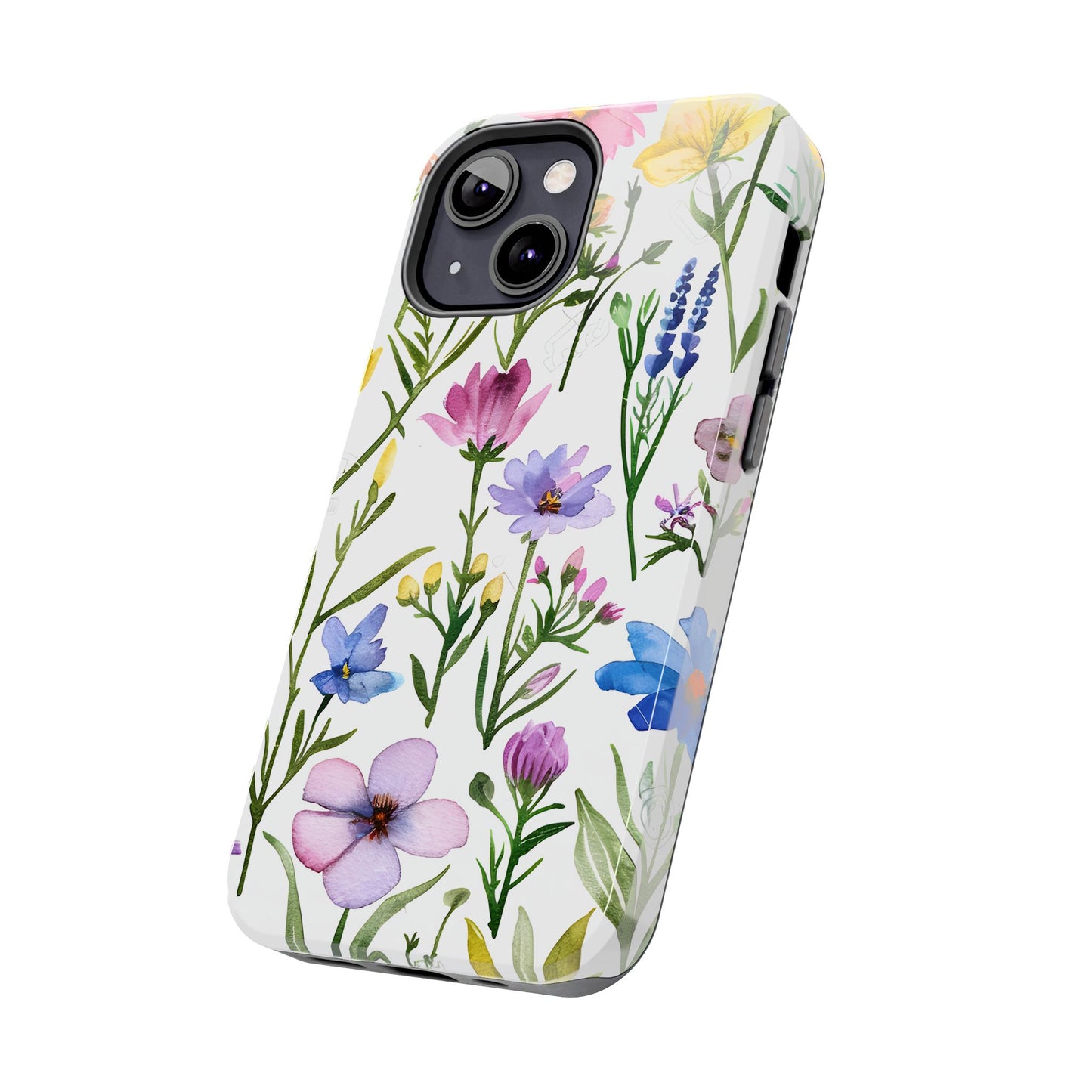 Floral Phone Case - Elegant Flower Print Cover for iPhone & Samsung, Botanical Phone Cover
