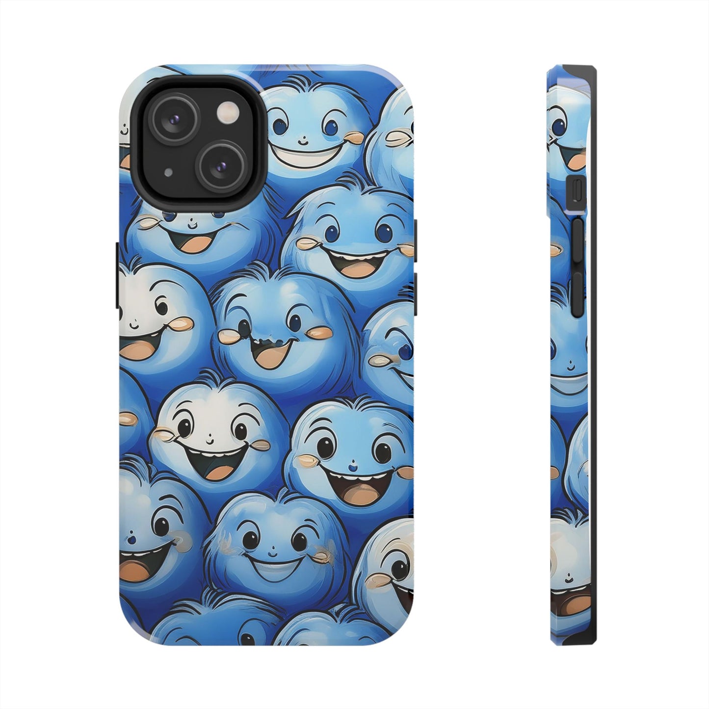 Funny Smiley Face Tough Phone Case, iPhone Samsung Phone Cover