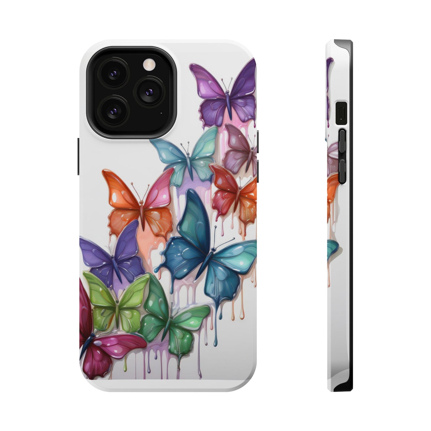 MagSafe Butterflies Phone Case, Top Trending iPhone Phone Case, Vibrant Phone Case