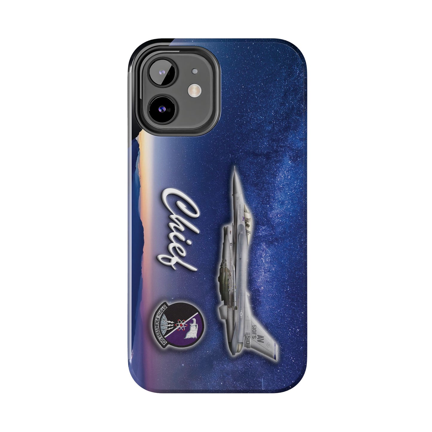 Air Force Squadron 510 Personalized iPhone Cell Phone Case, F16 Phone Case, Air Force 510th