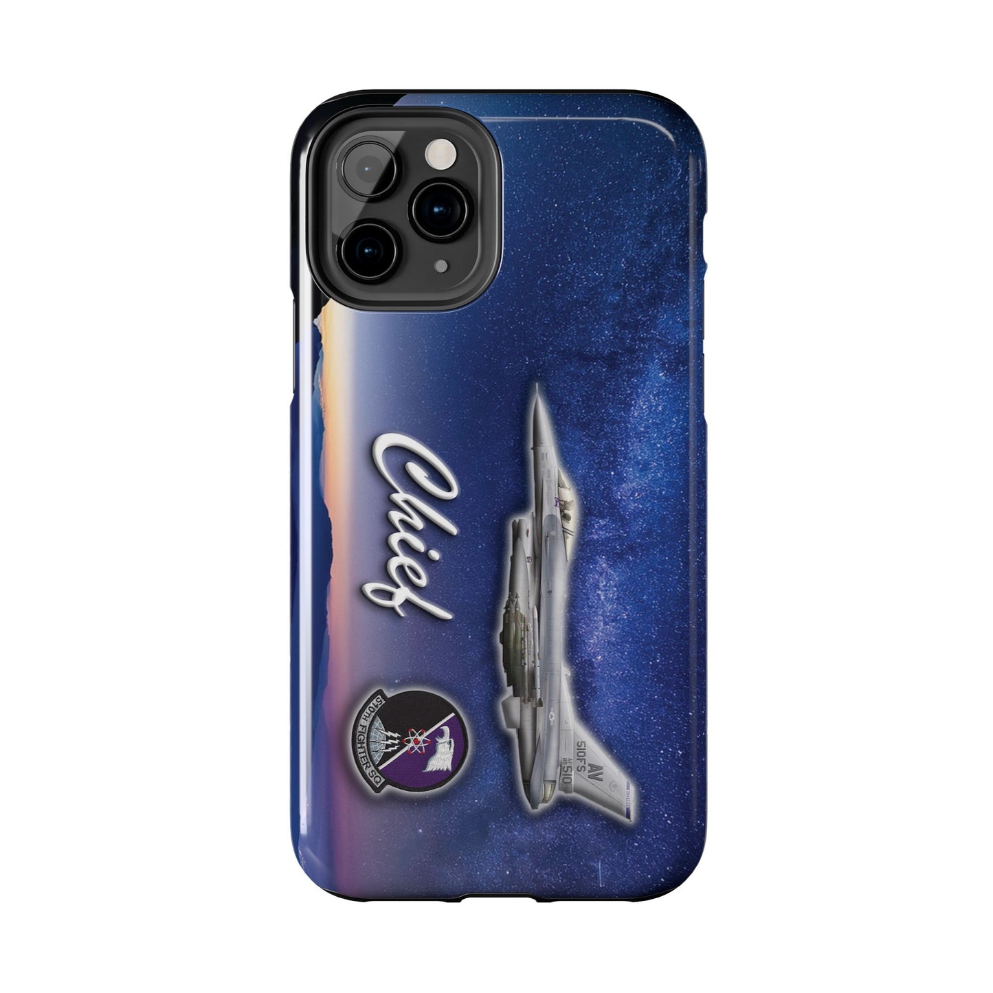 Air Force Squadron 510 Personalized iPhone Cell Phone Case, F16 Phone Case, Air Force 510th
