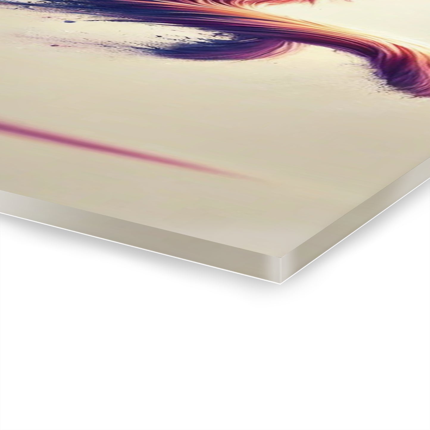 Acrylic Wall Art, One of a Kind, Floral to Cat Transformation in Ethereal Alcohol Ink Style, Vibrant and Unique Wall Art