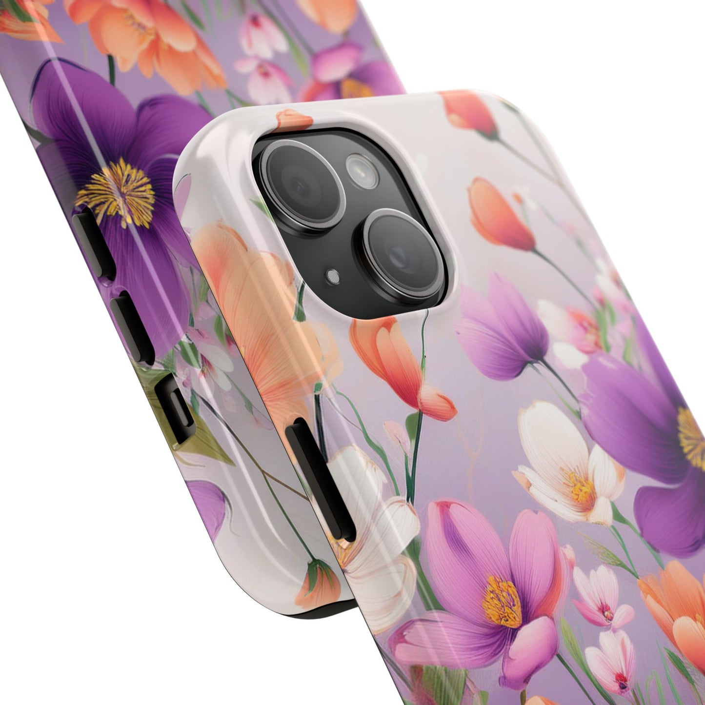 Floral Phone Case - Flower Print Cover for iPhone & Samsung, Flower Print