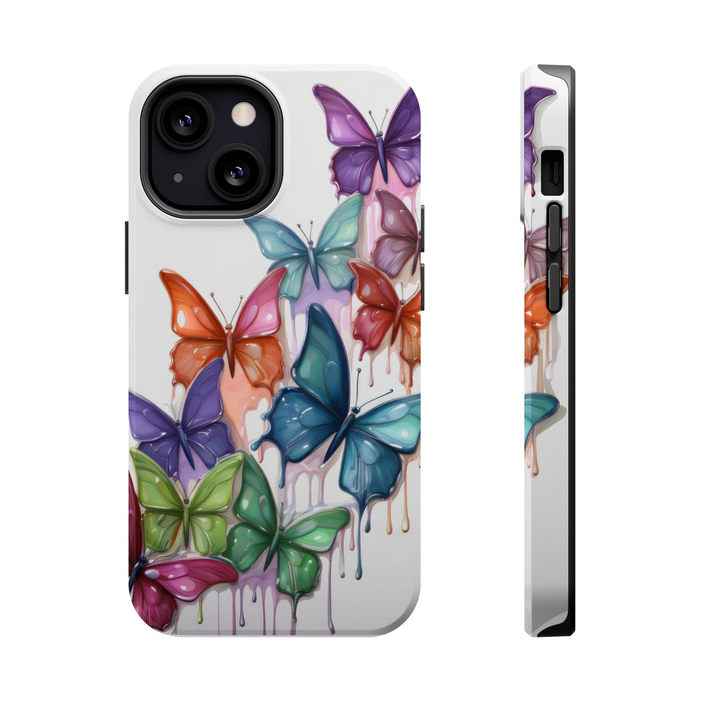 MagSafe Butterflies Phone Case, Top Trending iPhone Phone Case, Vibrant Phone Case