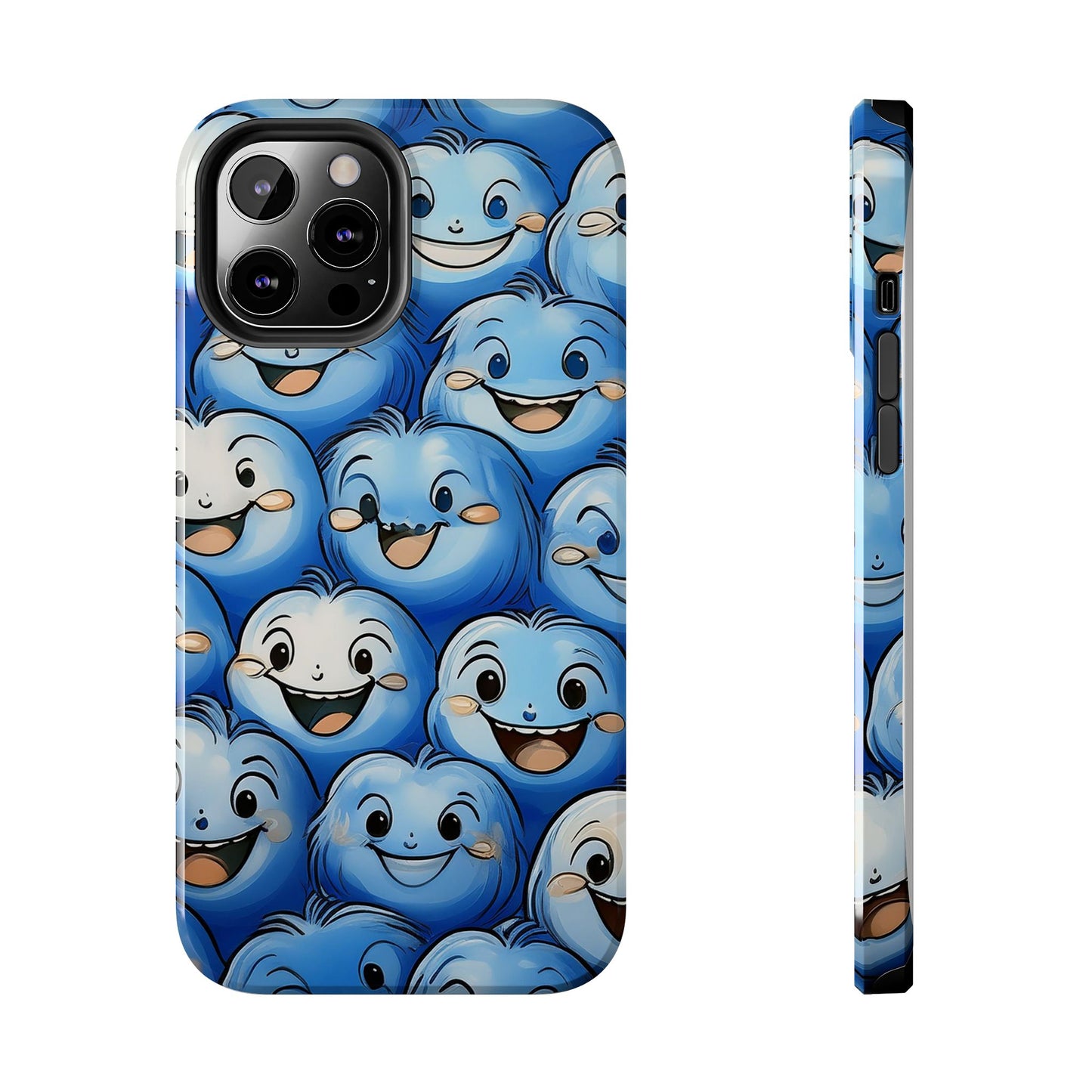 Funny Smiley Face Tough Phone Case, iPhone Samsung Phone Cover