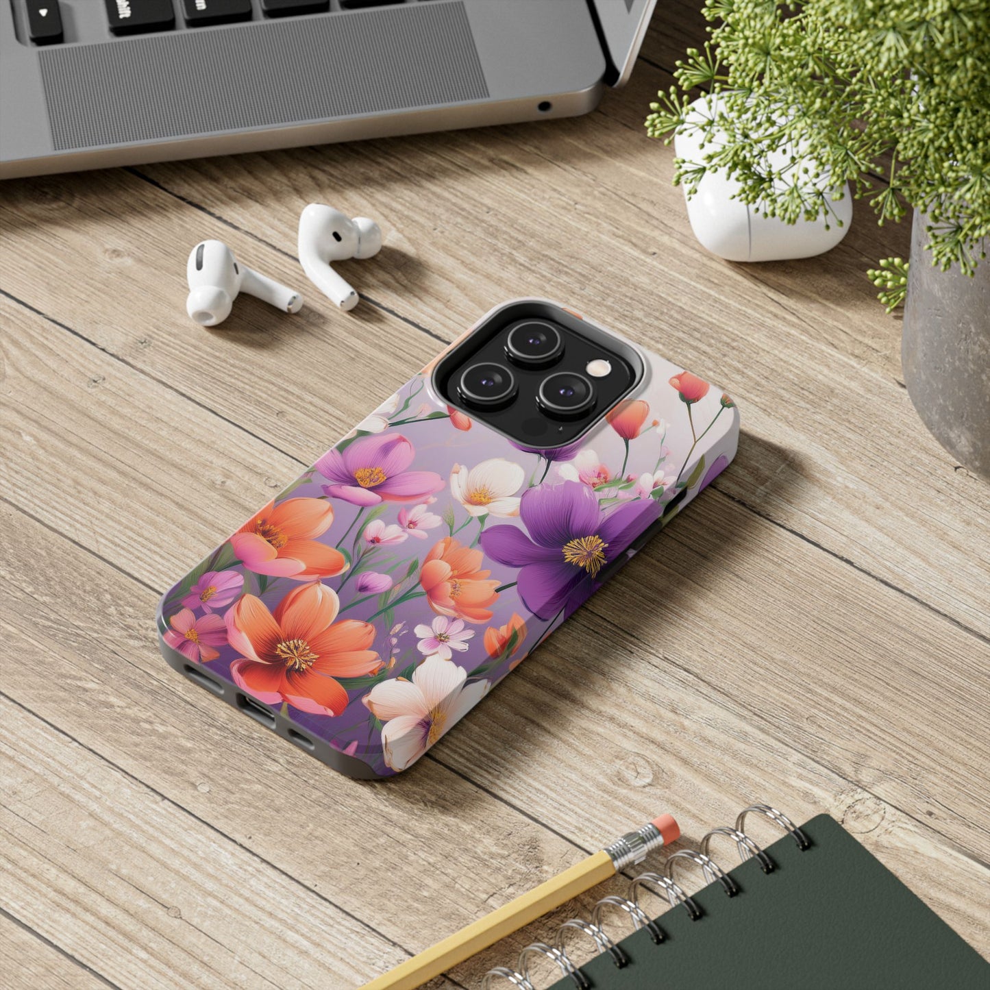 Floral Phone Case - Flower Print Cover for iPhone & Samsung, Flower Print