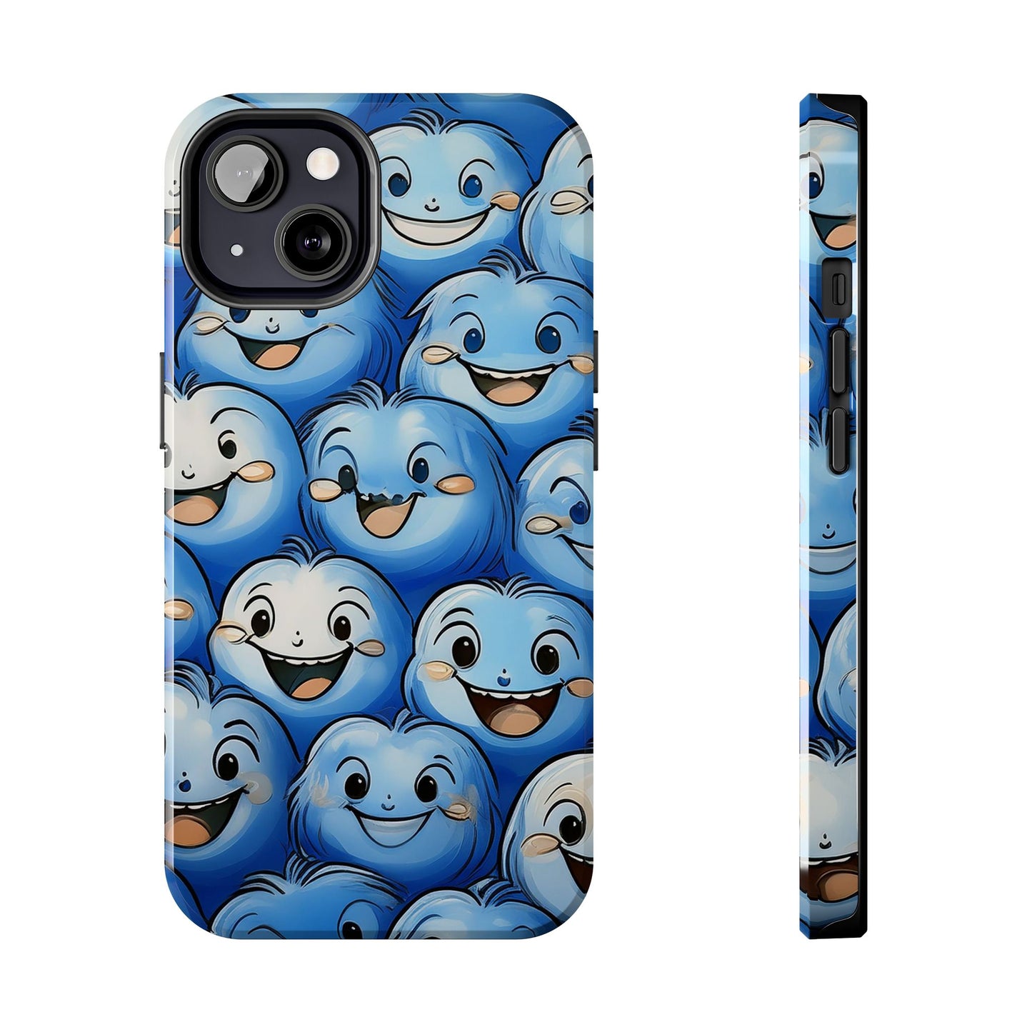 Funny Smiley Face Tough Phone Case, iPhone Samsung Phone Cover