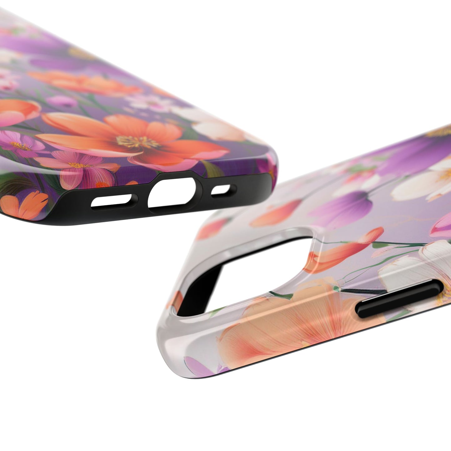 Floral Phone Case - Flower Print Cover for iPhone & Samsung, Flower Print