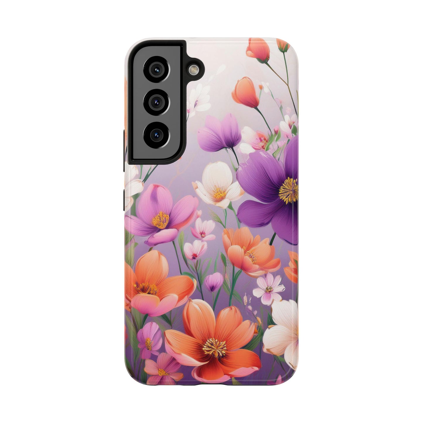 Floral Phone Case - Flower Print Cover for iPhone & Samsung, Flower Print