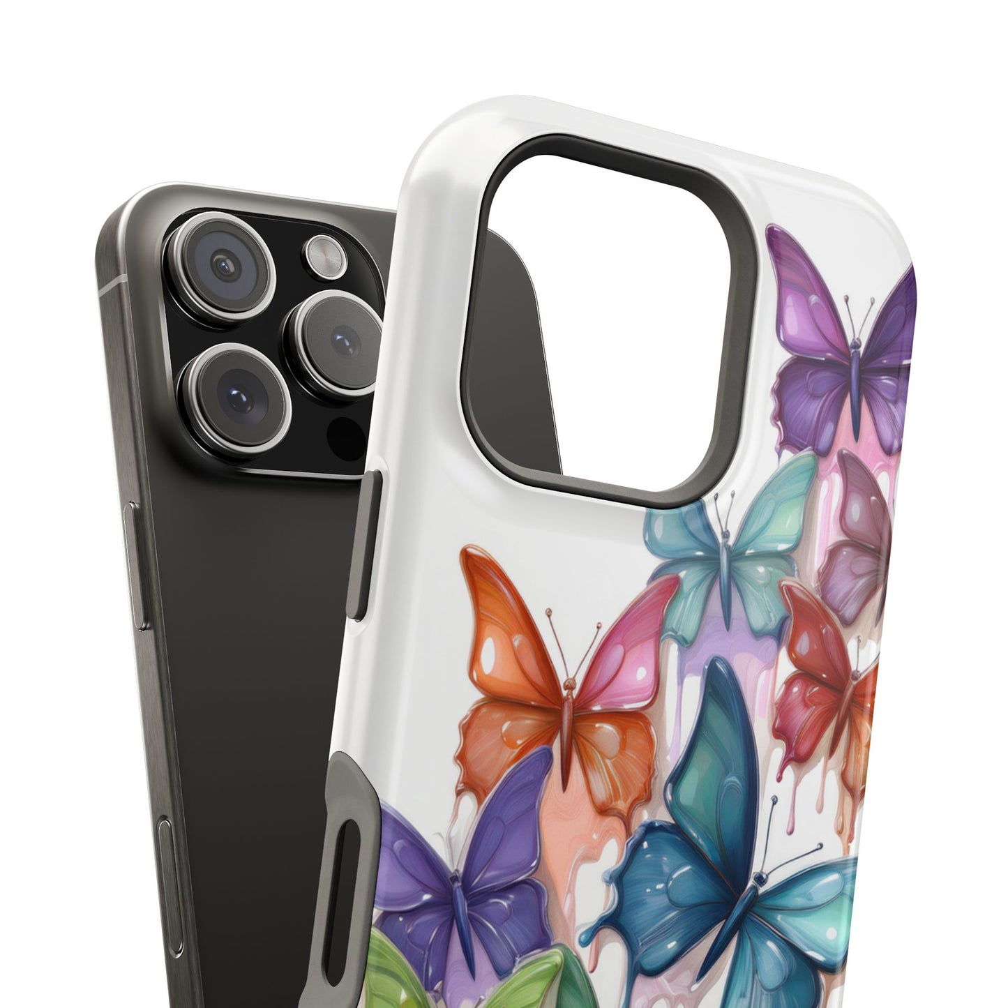 MagSafe Butterflies Phone Case, Top Trending iPhone Phone Case, Vibrant Phone Case