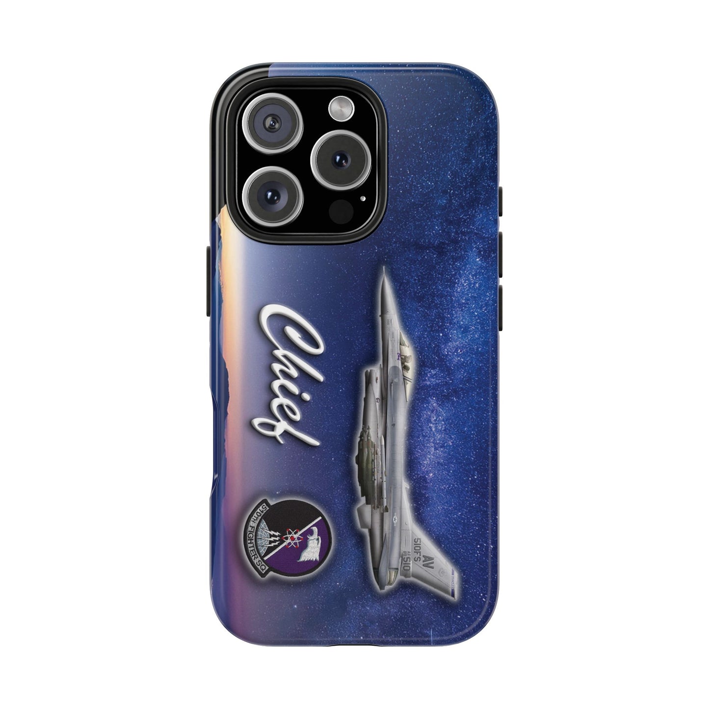Air Force Squadron 510 Personalized iPhone Cell Phone Case, F16 Phone Case, Air Force 510th