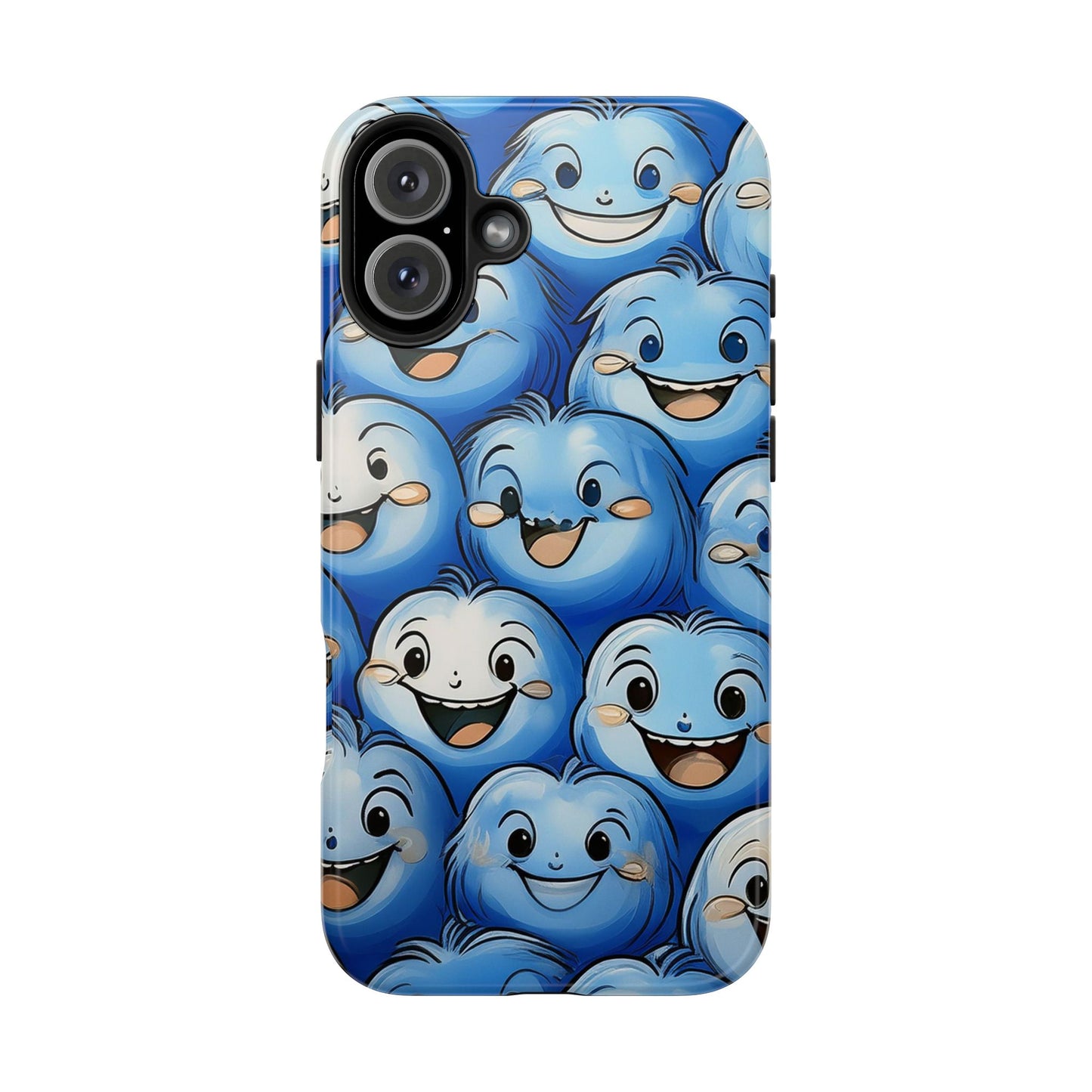 Funny Smiley Face Tough Phone Case, iPhone Samsung Phone Cover