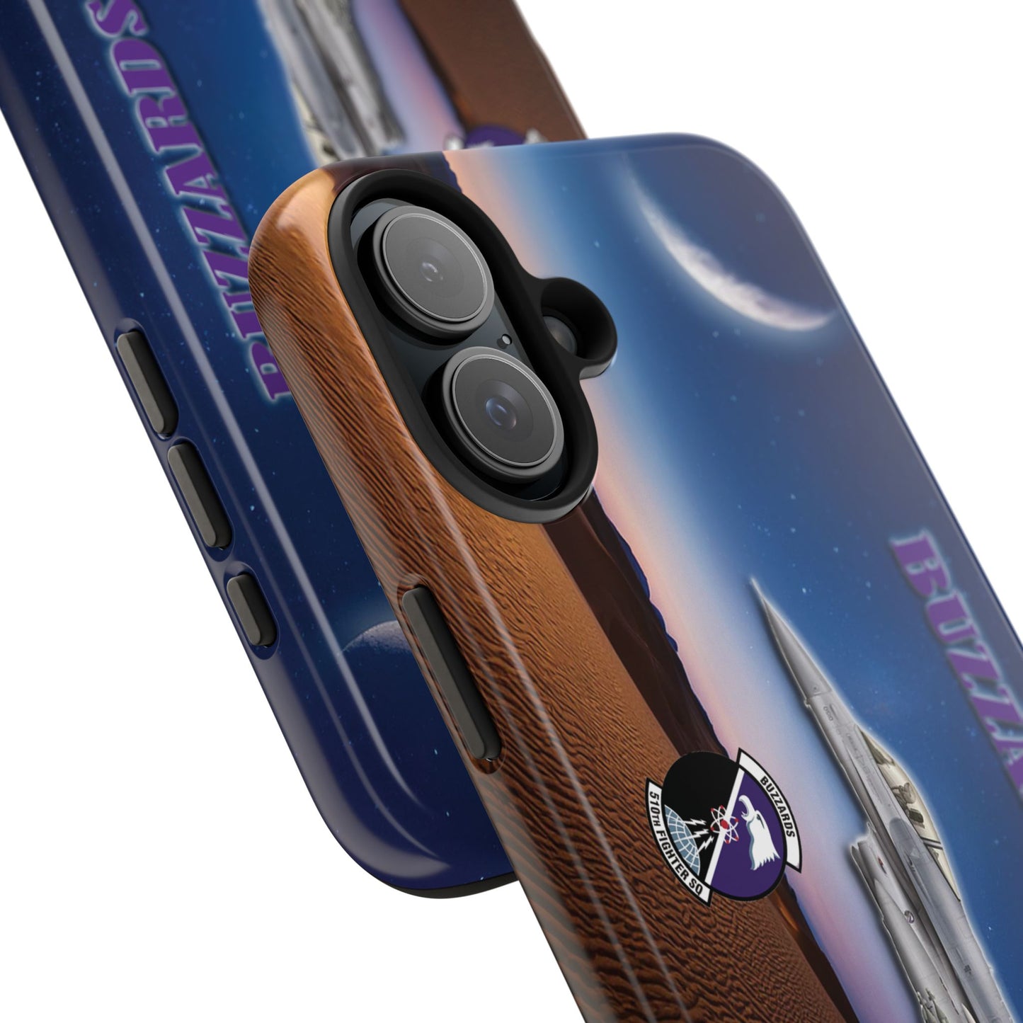 Air Force Squadron 510 iPhone Cell Phone Case,F16 Phone Case, Air Force 510th, Desert Scene