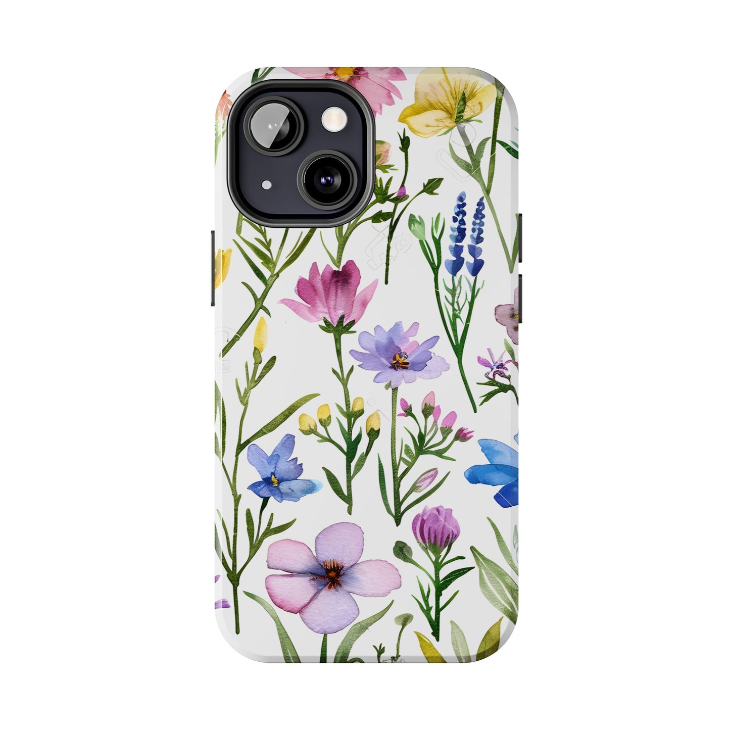 Floral Phone Case - Elegant Flower Print Cover for iPhone & Samsung, Botanical Phone Cover