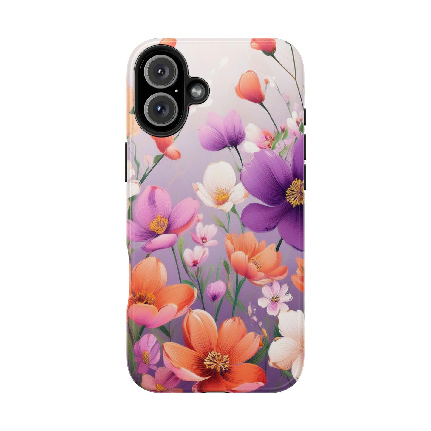 Floral Phone Case - Flower Print Cover for iPhone & Samsung, Flower Print
