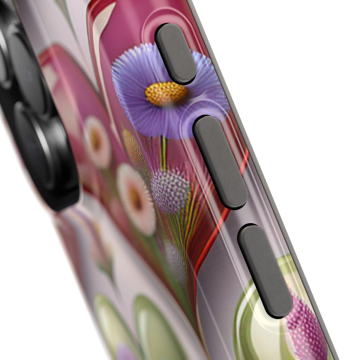 MagSafe Hearts and Flowers Phone Case, Top Trending iPhone Phone Case, Vibrant Phone Case
