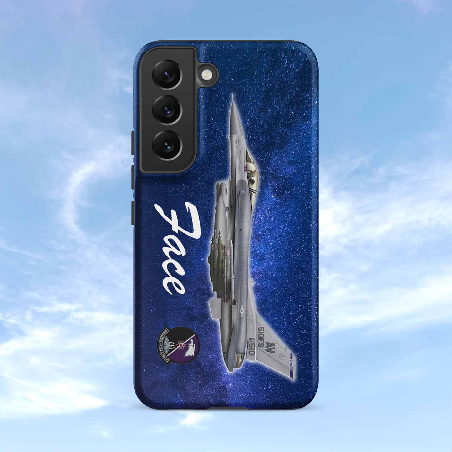 Air Force F16 Fighter Custom Samsung Phone Case, F16 Jet Design